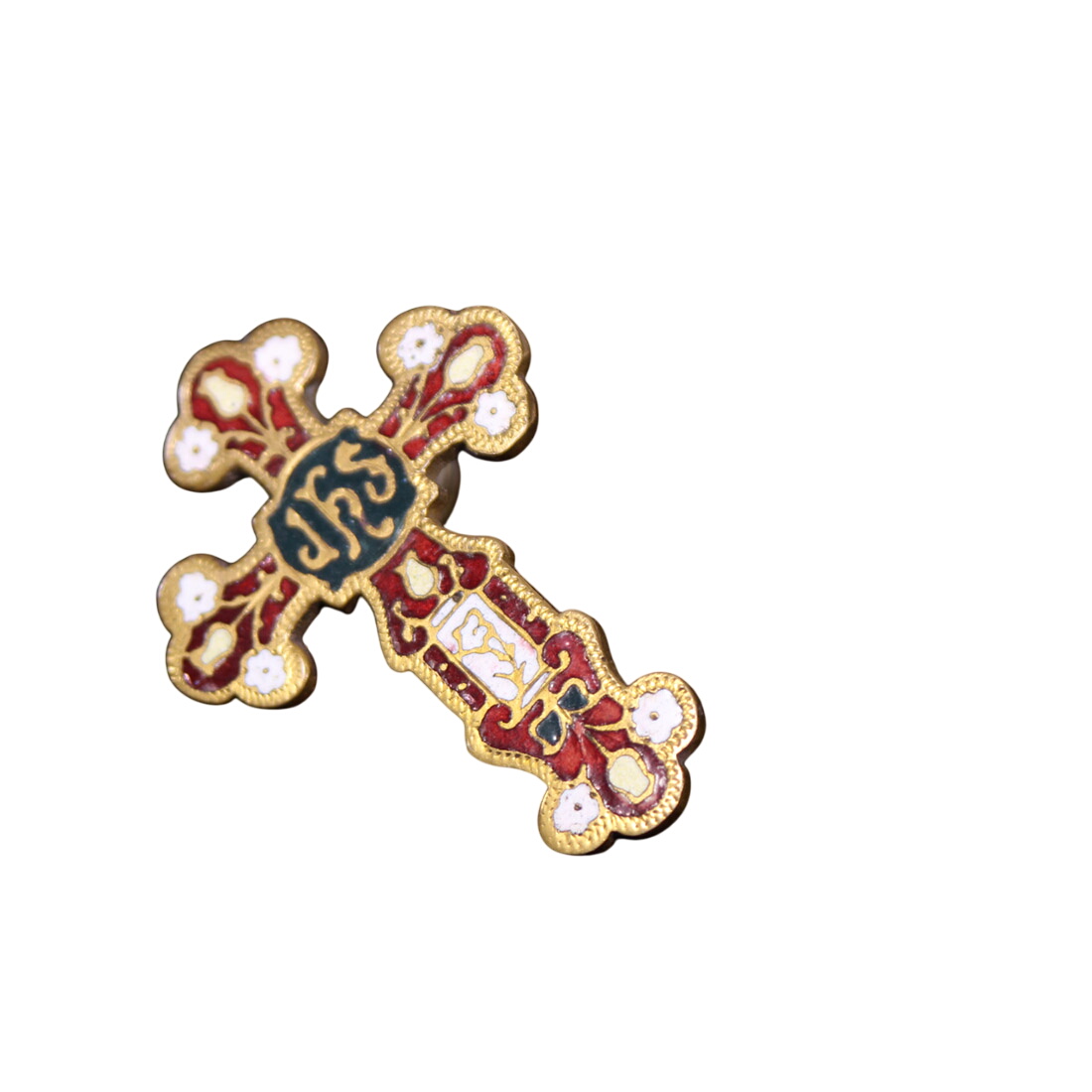 Croix en métal émaillé - Photo 1