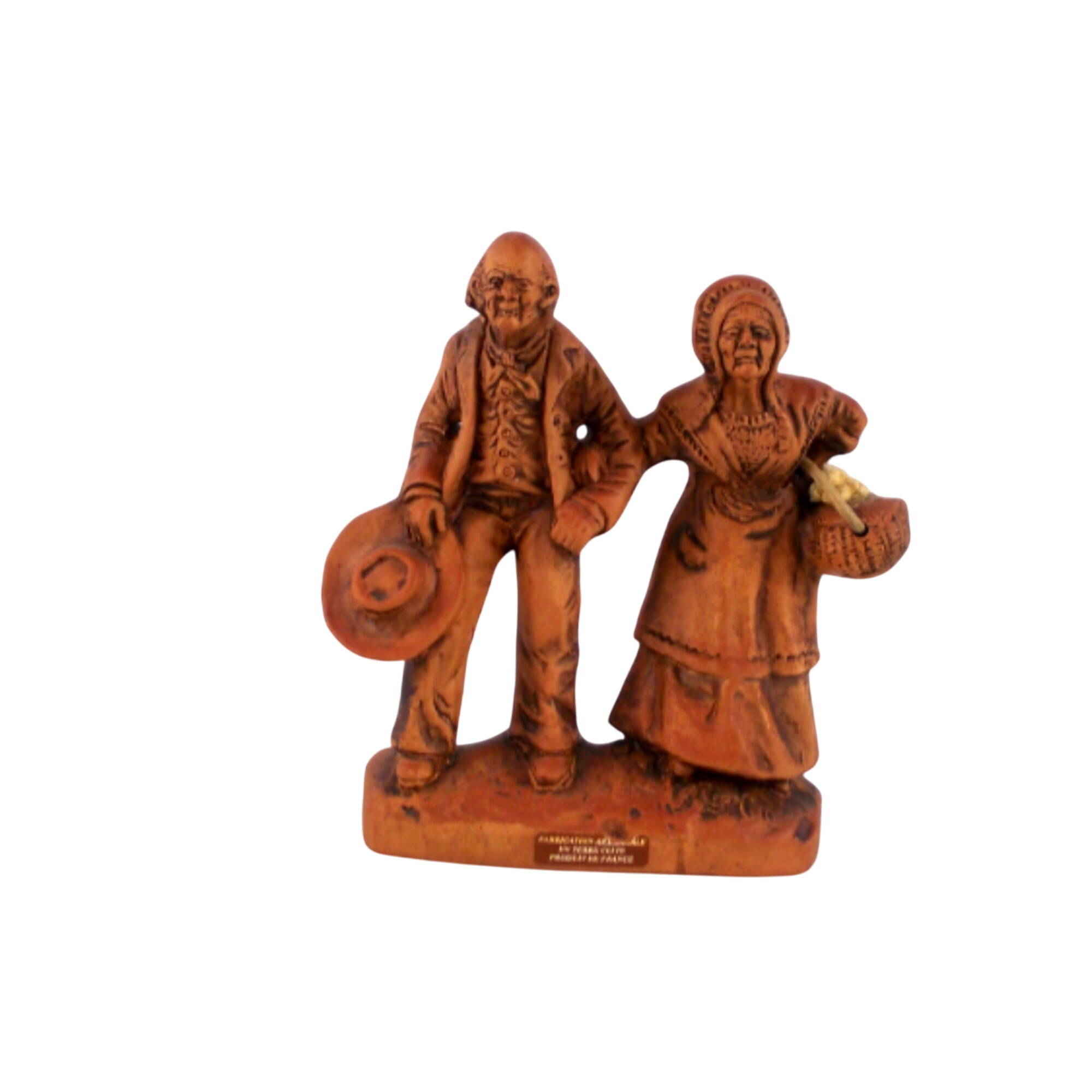 Statuette couple santon Francis Lascour - Photo 0