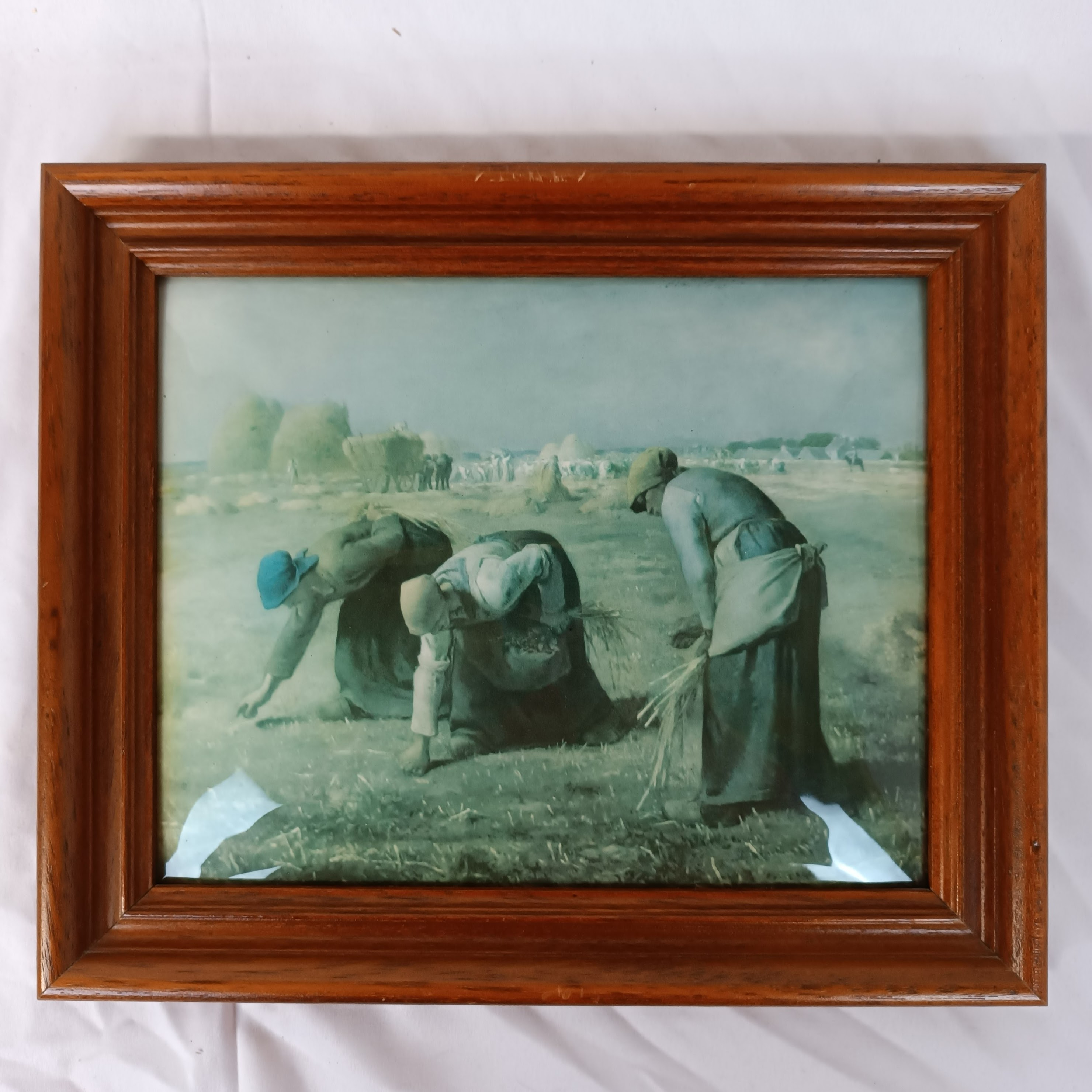 Tableau "Helca" (martelé à la main) représentant "Les Glaneuses" , de Jean-François Millet Bon état -  reconditionné disponible sur Label Emmaüs
