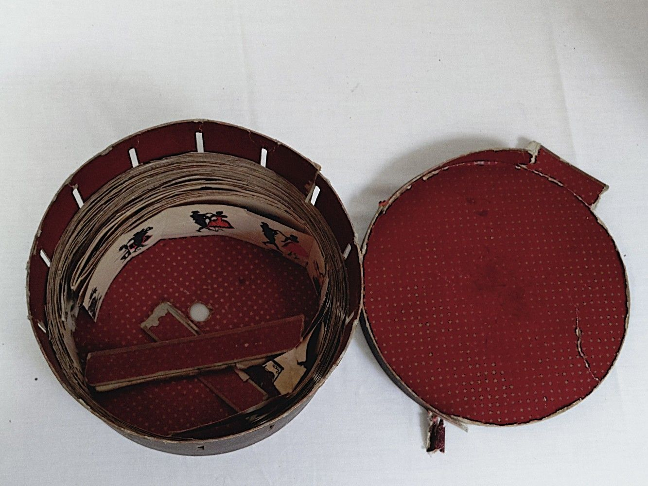 Zootrope francais par Mauclair- Dacier , jouet optique du 19 ème (vers1860)- objet rare. - Photo 6