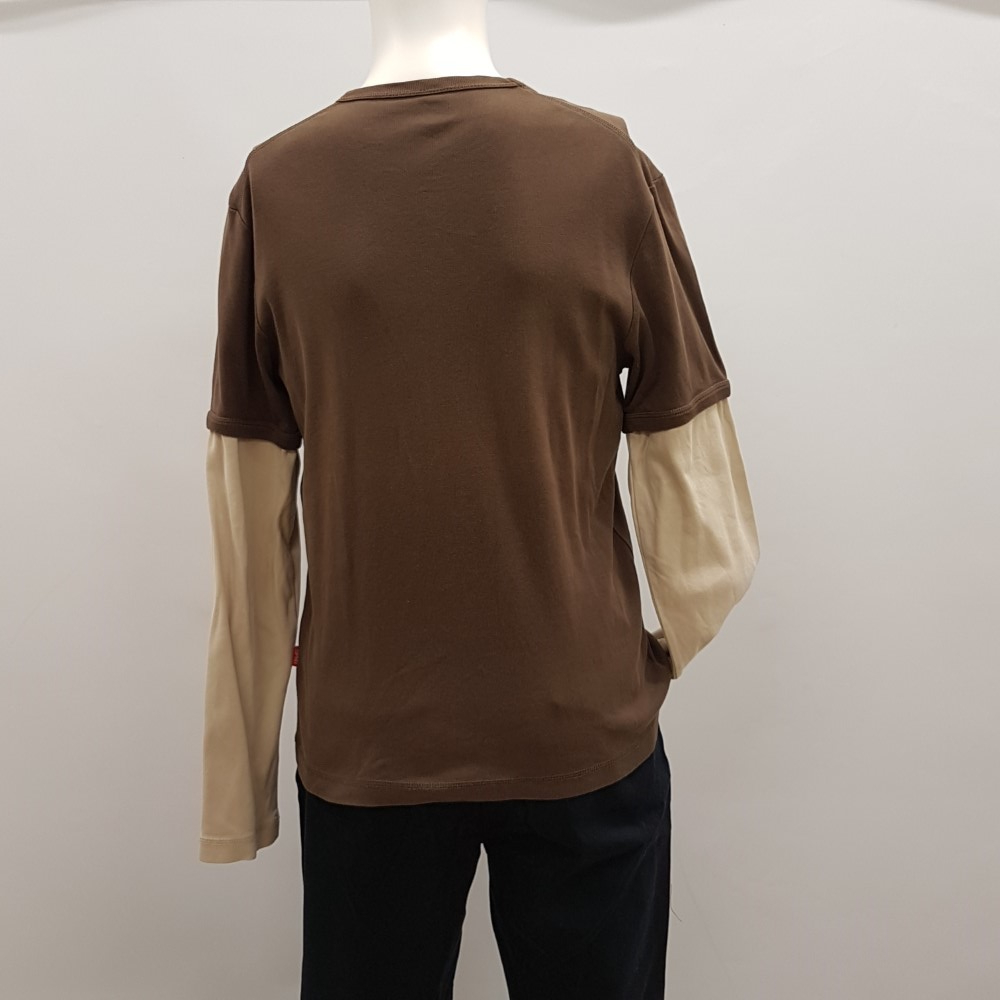 Voir photo 2 de Tee-shirt à manches longues marron et écru - ESPRIT - taille XL Tee-shirt à manches longues marron et écru - ESPRIT - taille XL Très bon état - Vue 2 -