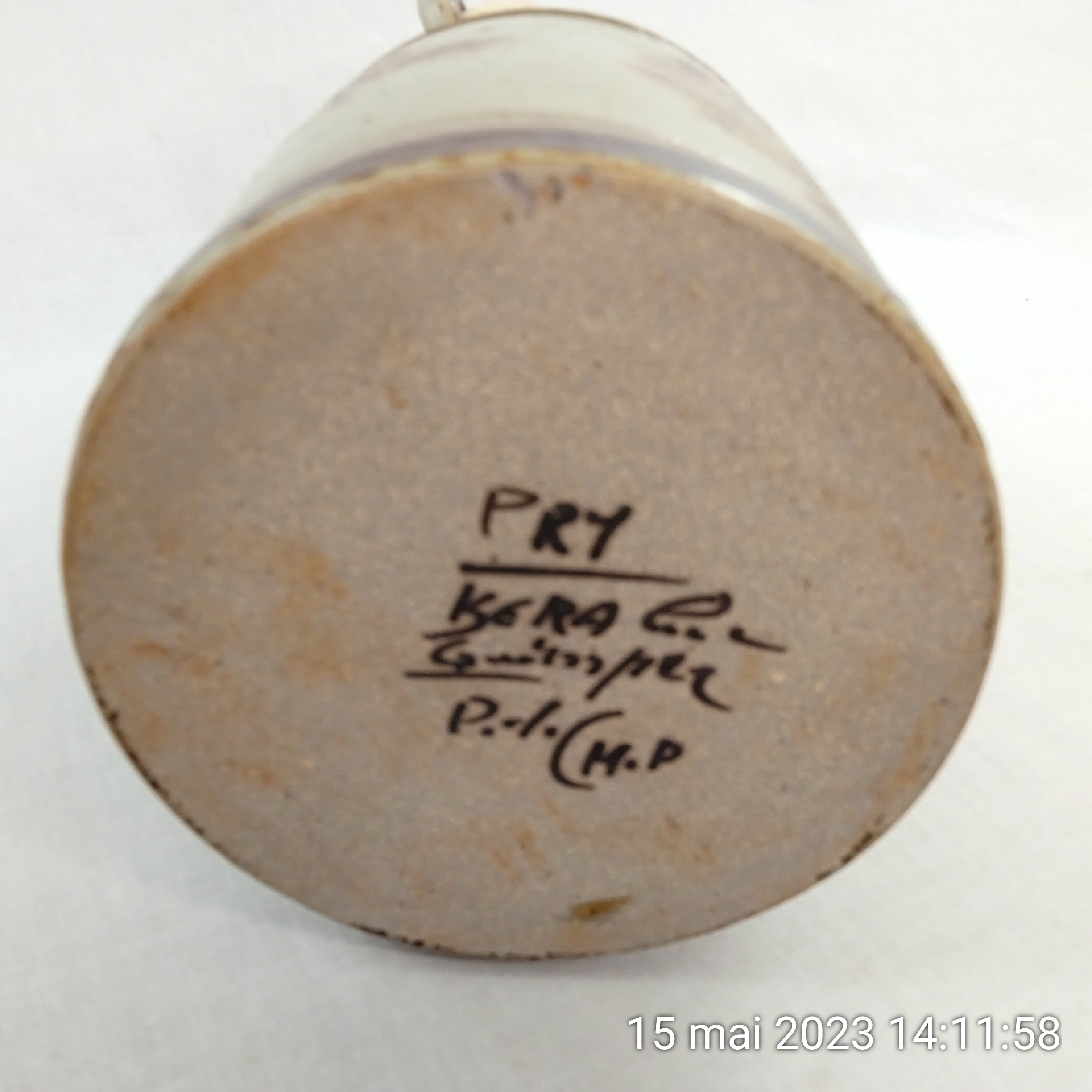 Bidon à lait en faïence Keraluc Quimper - Très bon état - Photo 6