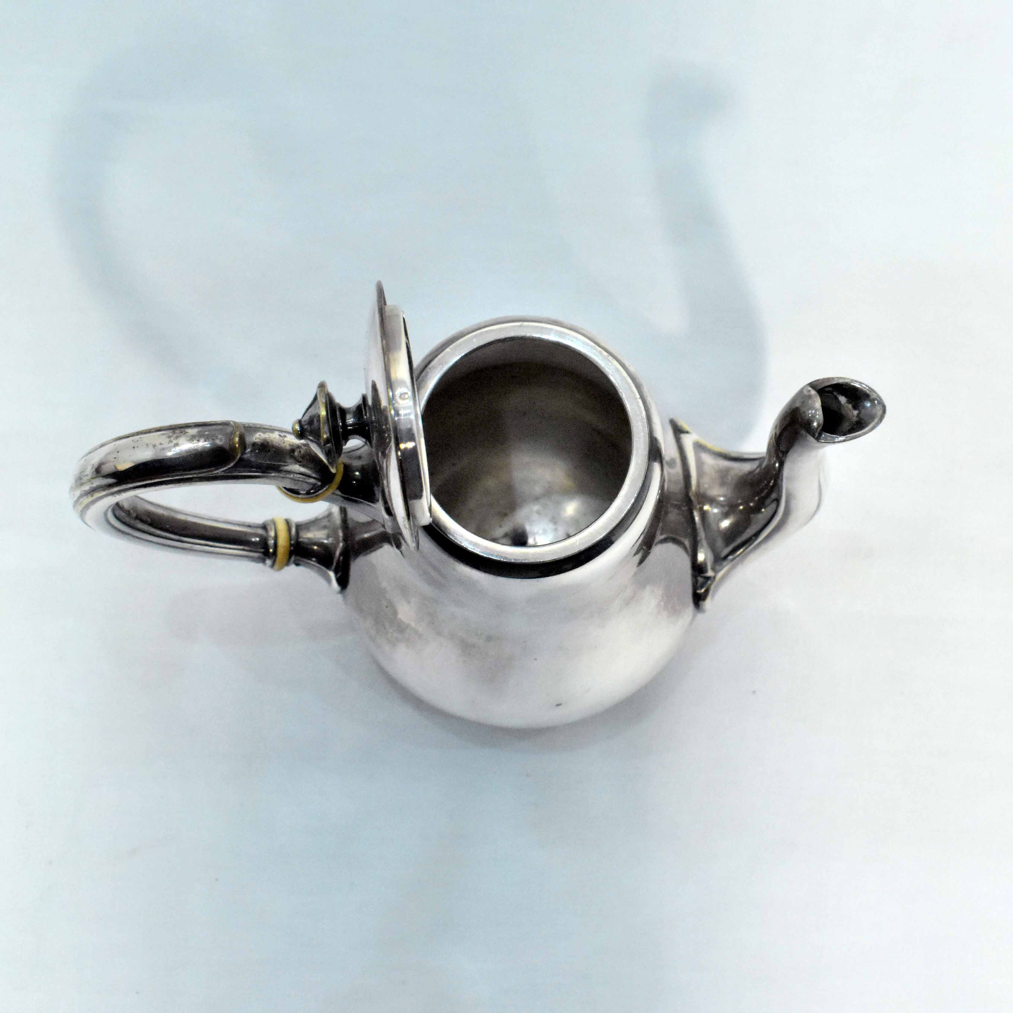 Petite Théière Ancienne - Christofle® - Métal Argenté - Bon état - Photo 9