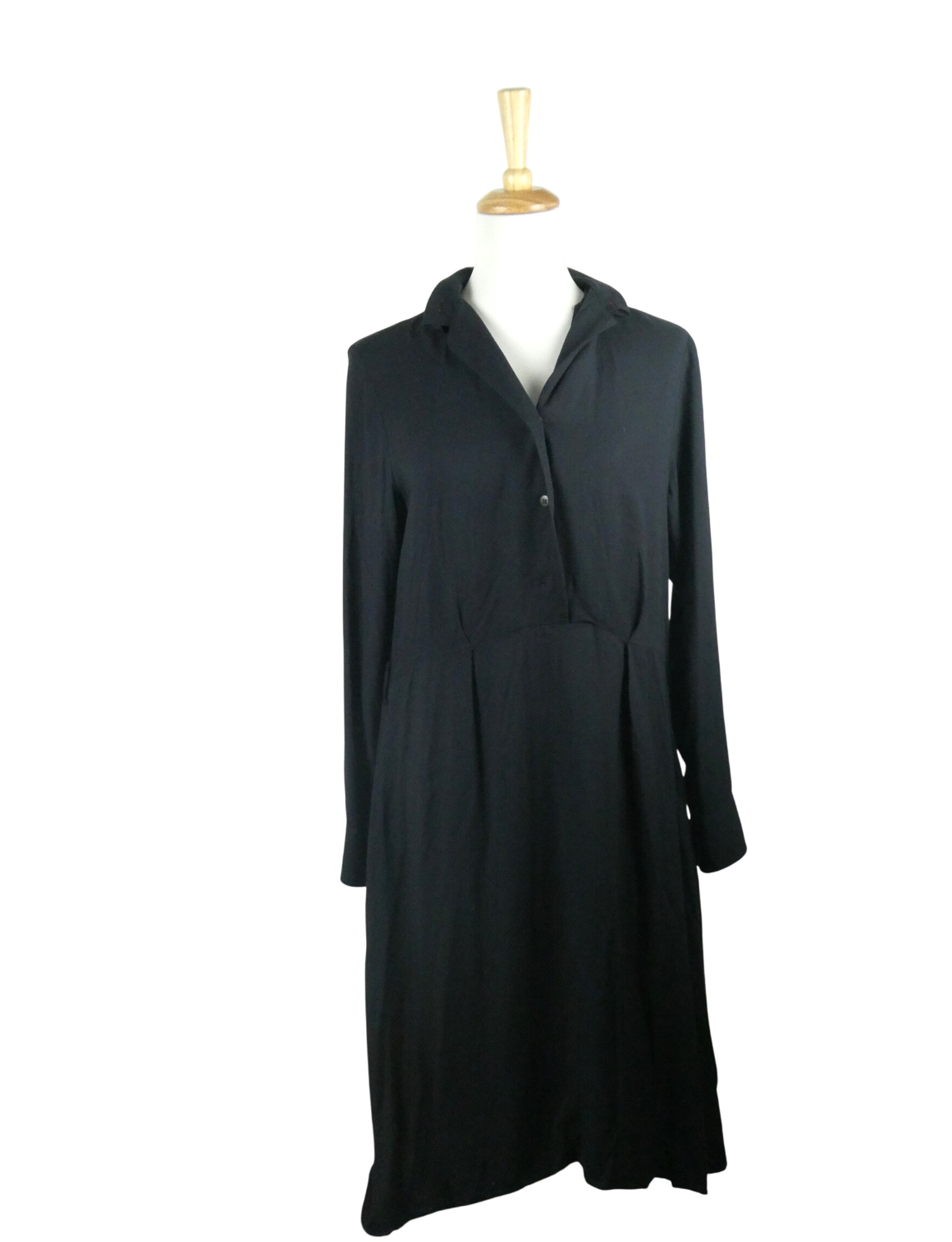 Ines de la Fressange x Uniqlo robe longue manches longues encolure tailleur - Taille M - Photo 0