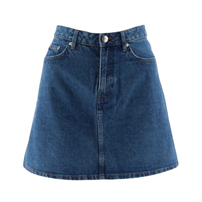 Jupe bleue en jeans - Femme - H&M Divided - Taille 38 - Photo 0