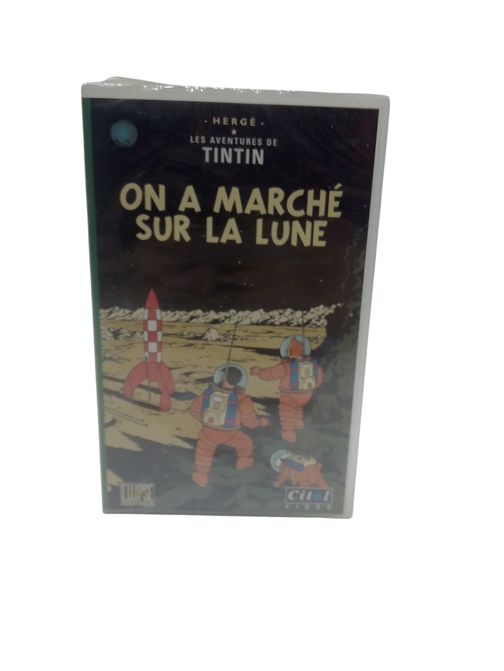 VHS Tintin on a marché sur la lune Comme neuf -  reconditionné disponible sur Label Emmaüs