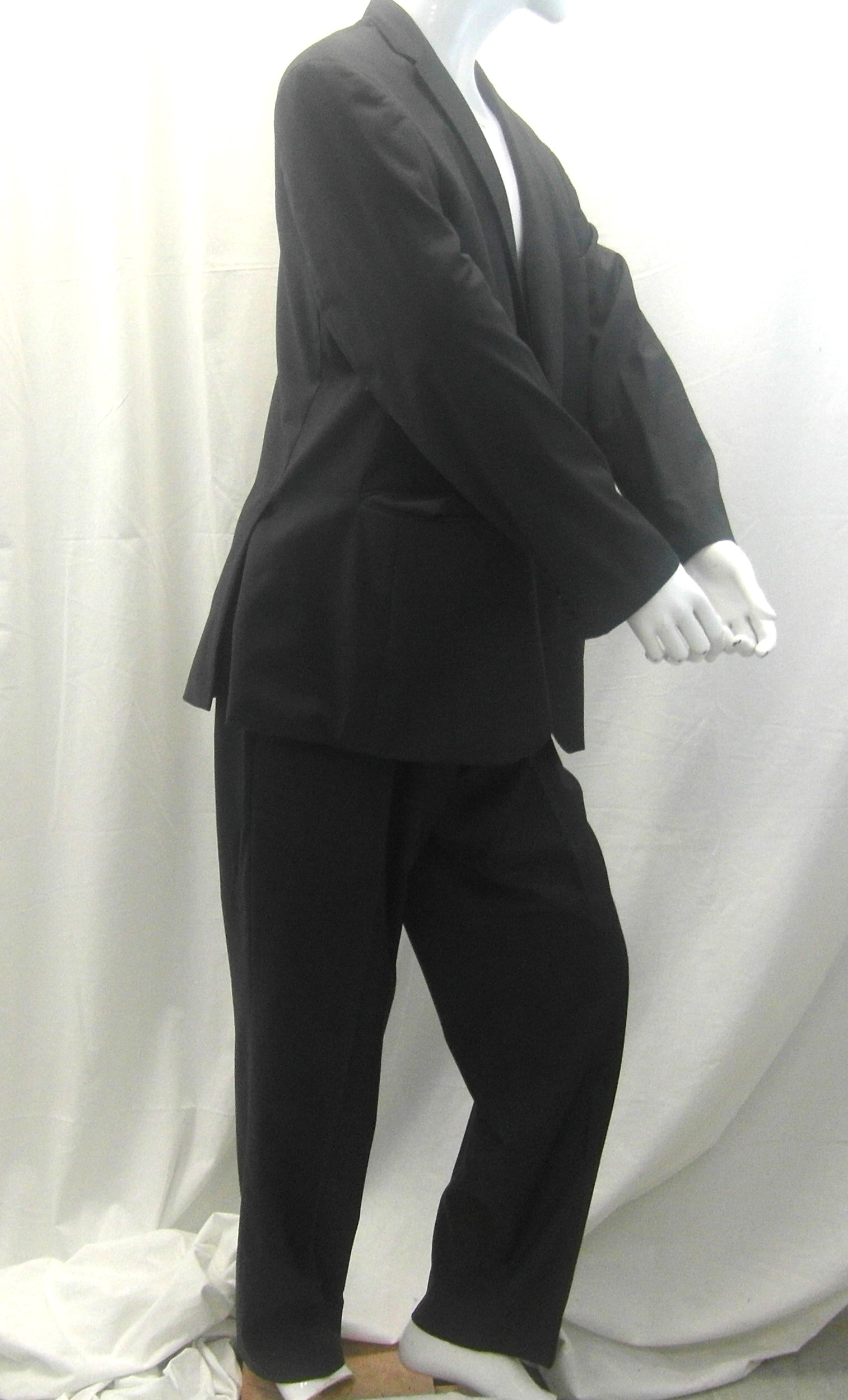 Ensemble costume noir homme veste + pantalon Roy Robson taille 56(veste et pantalon) - Photo 1