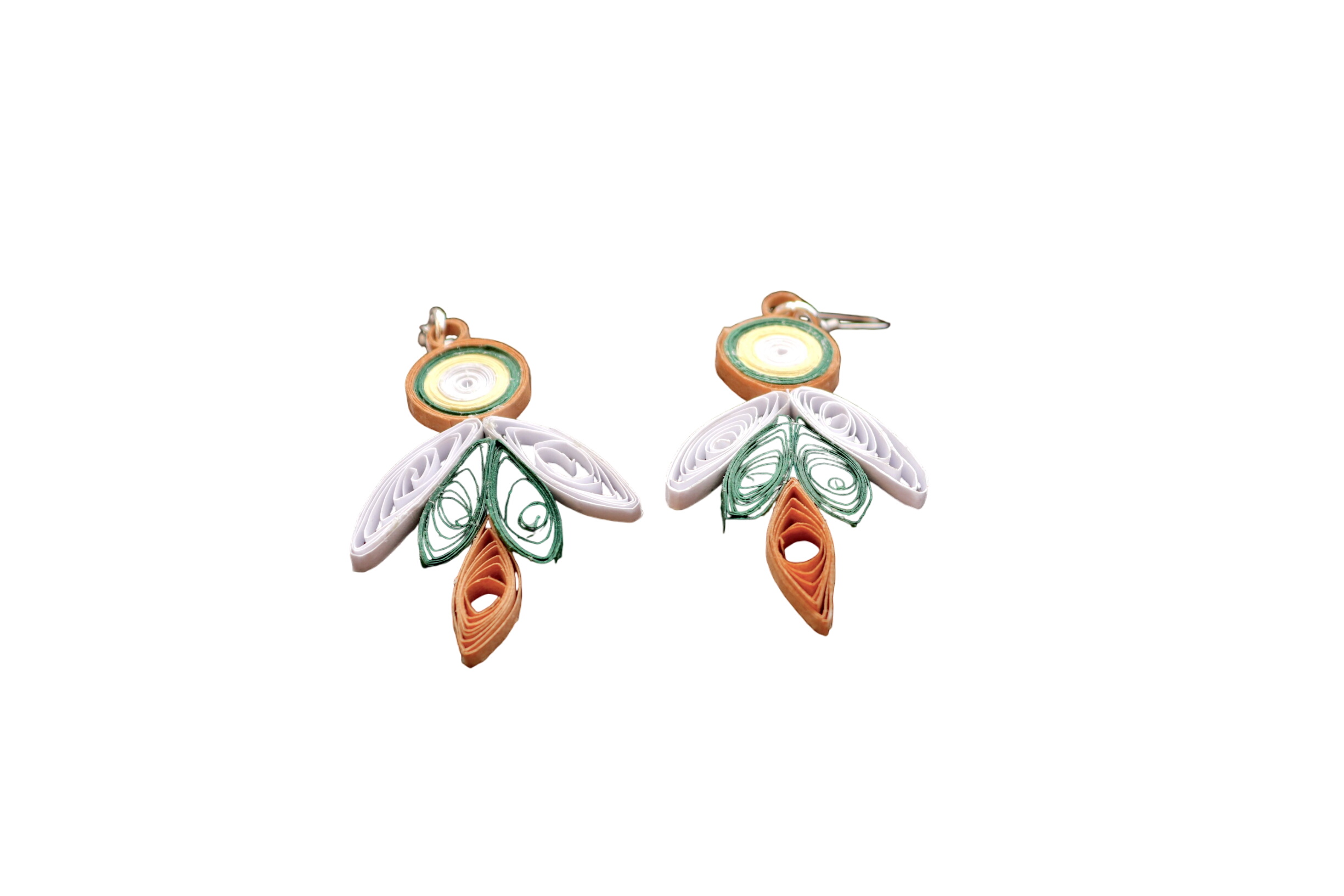 Boucles d'oreilles en papier Up-cycl - Label Emmaus - Modalova