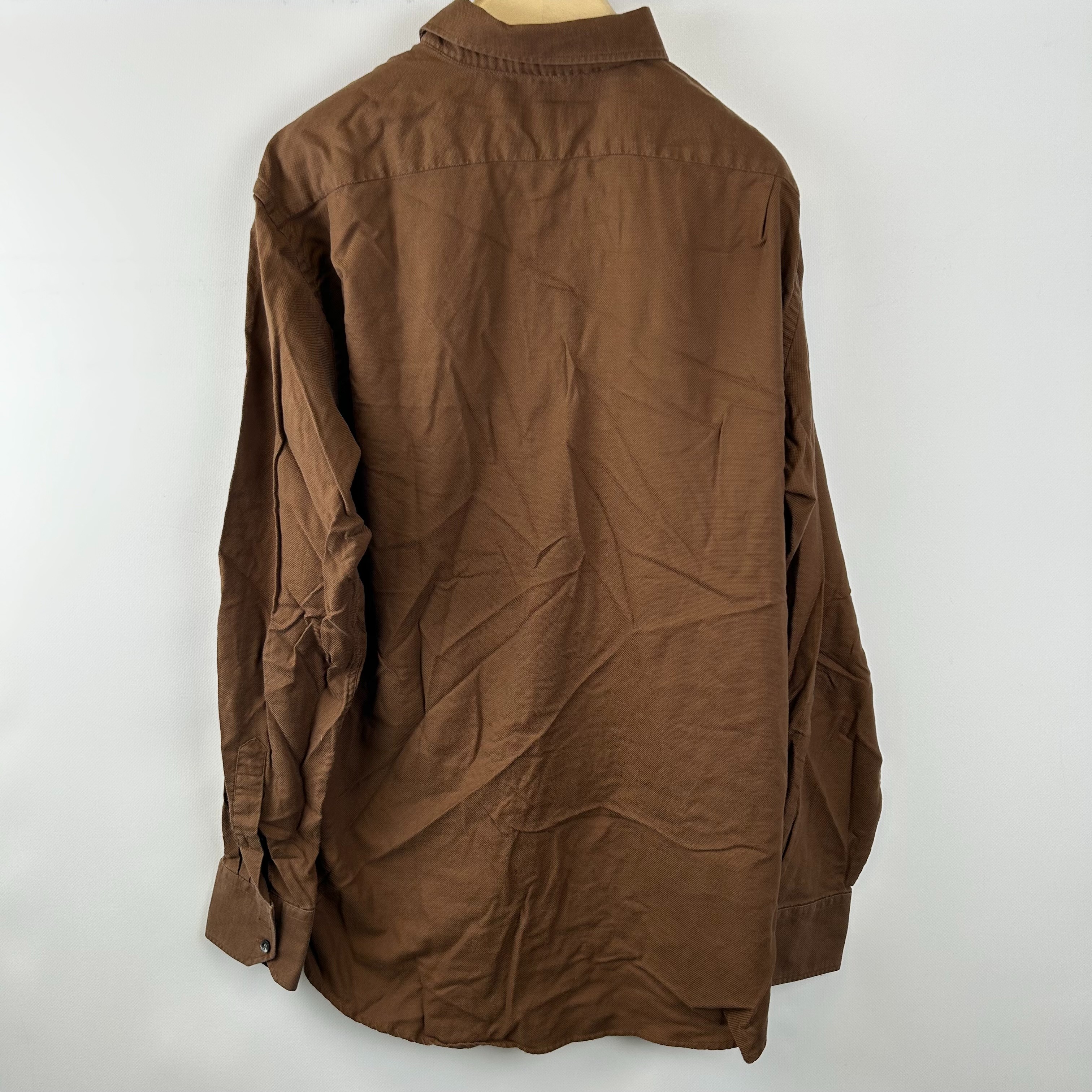Lacoste - Chemise marron - Taille 48 - Photo 1