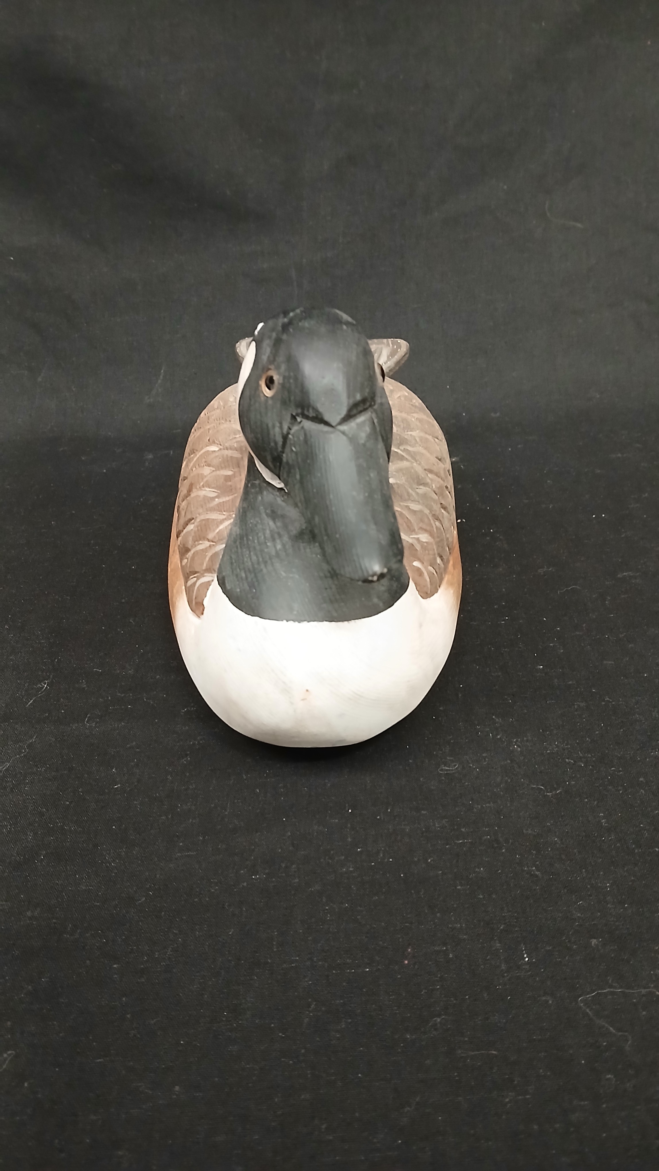 Statue de canard en bois sculptée 🦆 - Photo 1