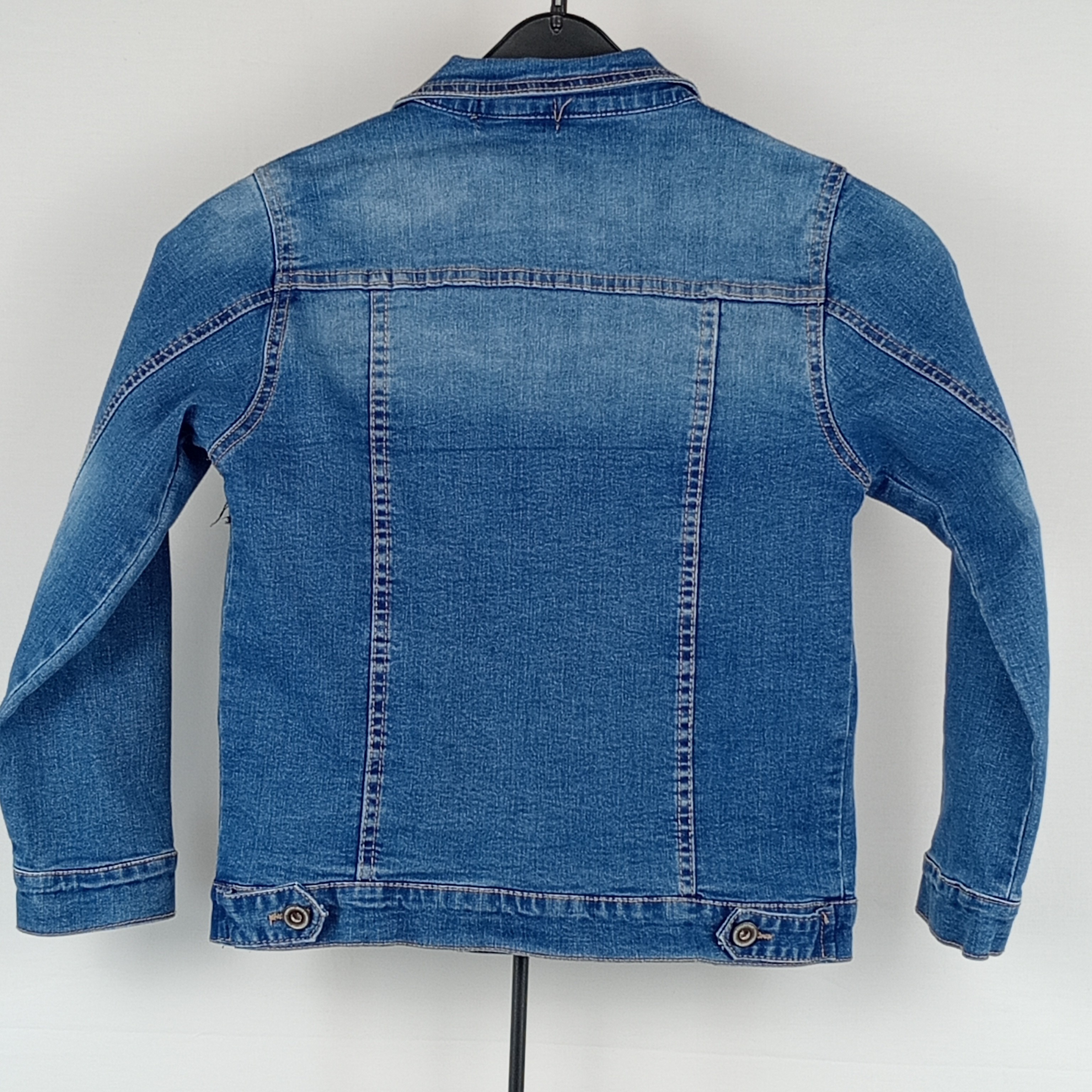 Veste en jean fille de la marque Smile Girl manches longues de couleur bleu taille 164 cm (14 ans) - Photo 1