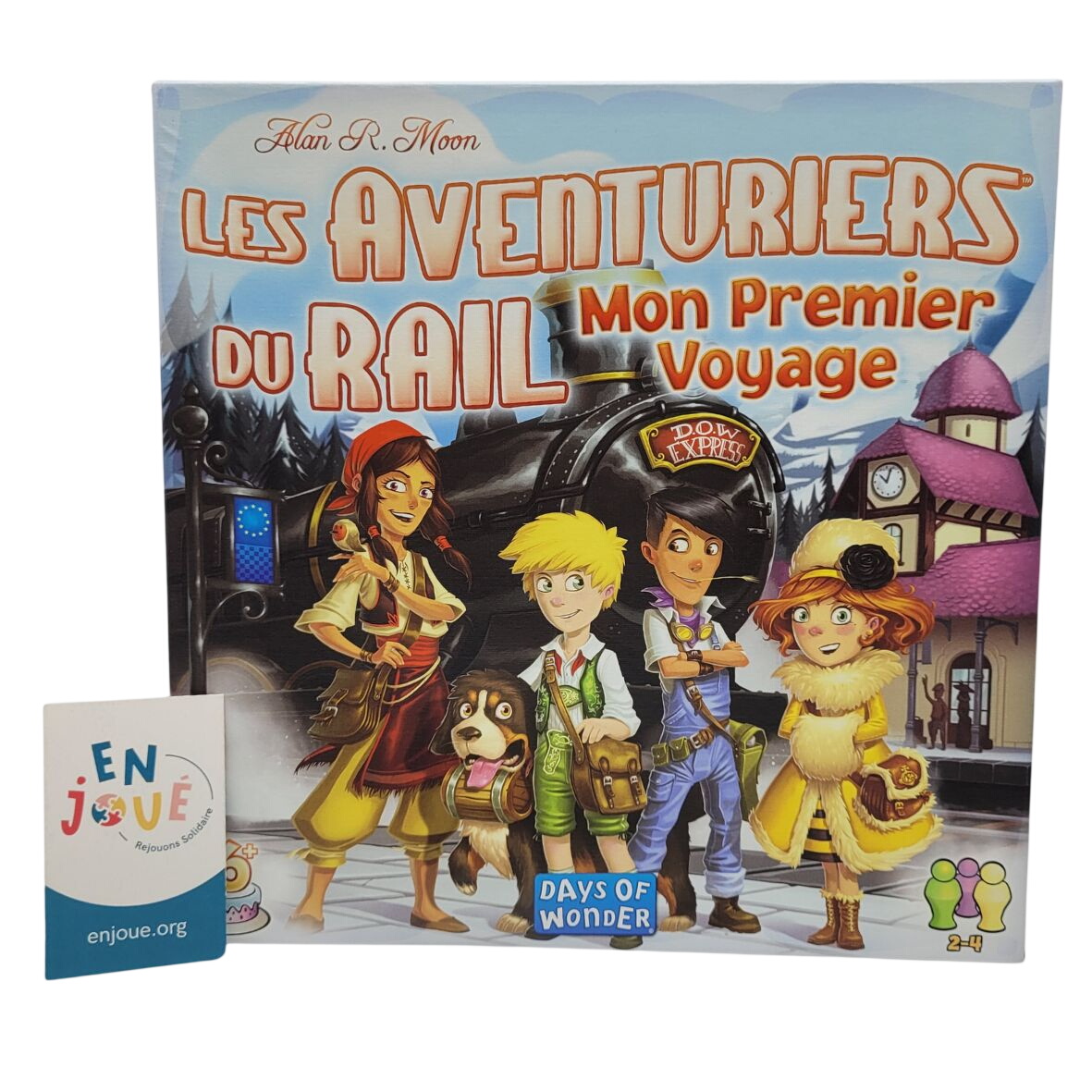 Jeu de société - Les Aventuriers du Rail Europe - Mon Premier Voyage - Days Of Wonder - Dès 6 ans. Bon état -  reconditionné disponible sur Label Emmaüs
