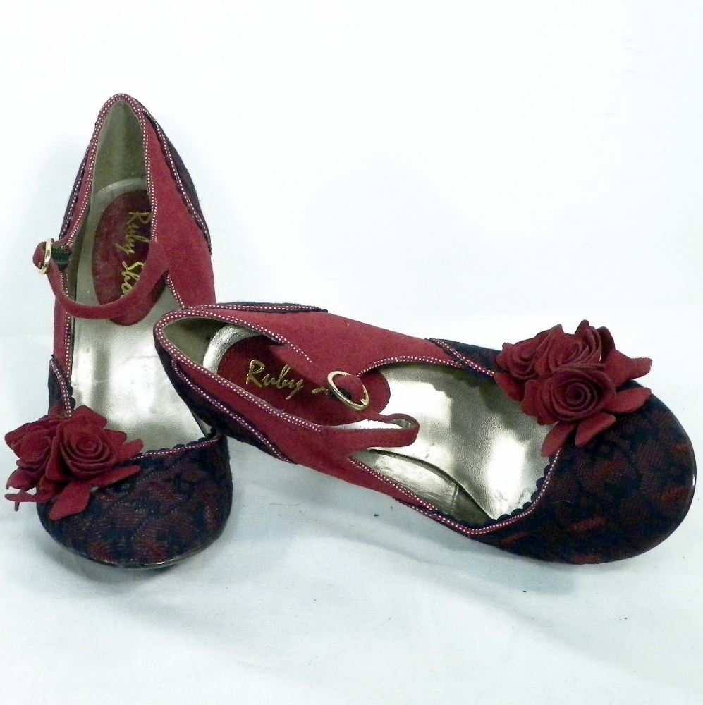  Escarpin à Talon Rouge Ruby Shoo P.36 État correct - Vue 3 - 