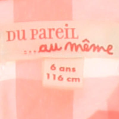 Robe rose à carreaux rose et blanc - Du pareil - taille 6 ans - Photo 3