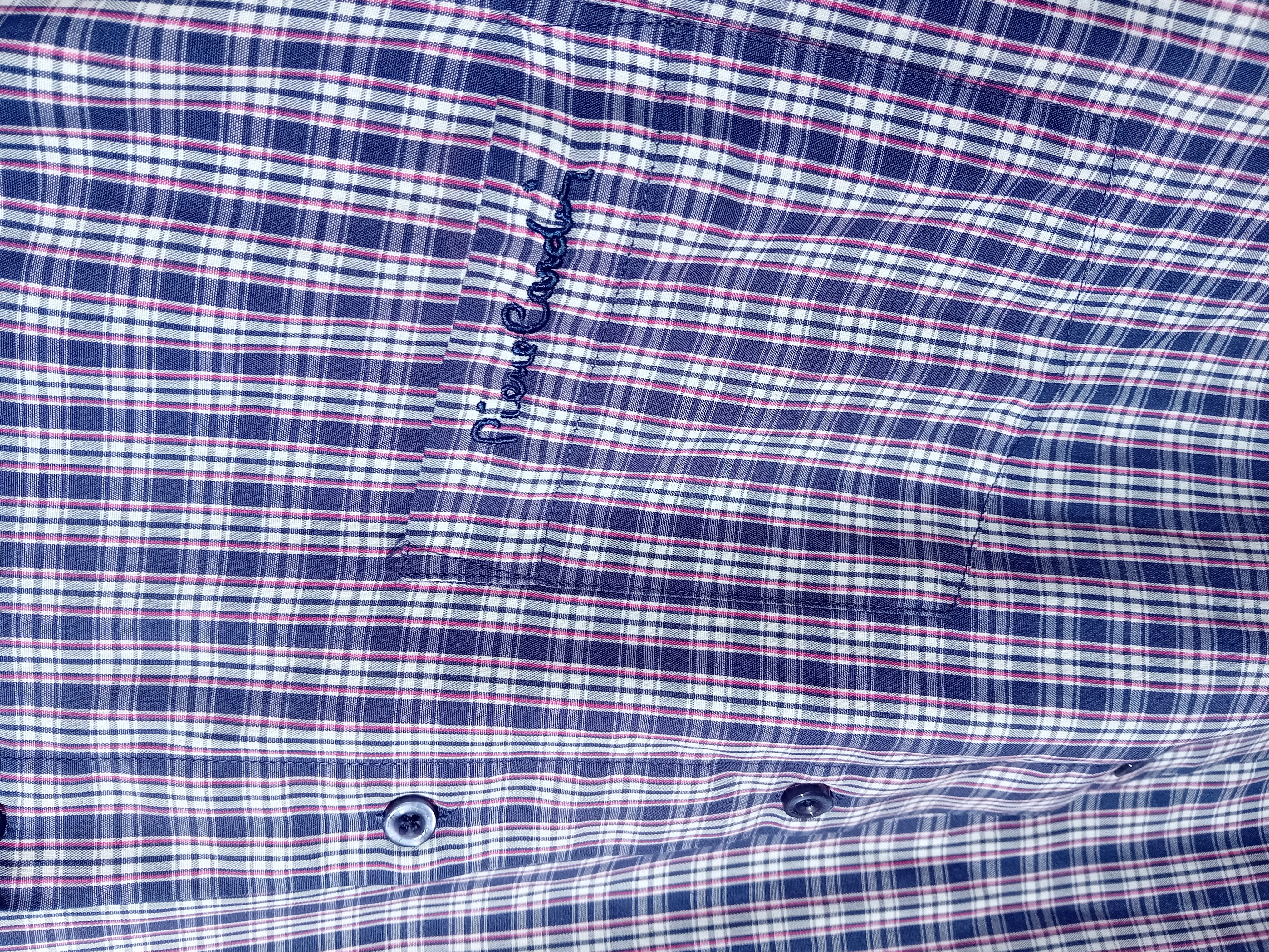 Chemise À Carreaux Pierre Cardin Homme L (T4017) Très bon état - Vue 3 - 