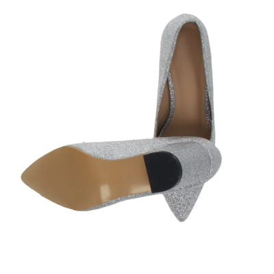 Chaussures grises chinées à talons 7 cm - Femme - Pointure 36 - Photo 2