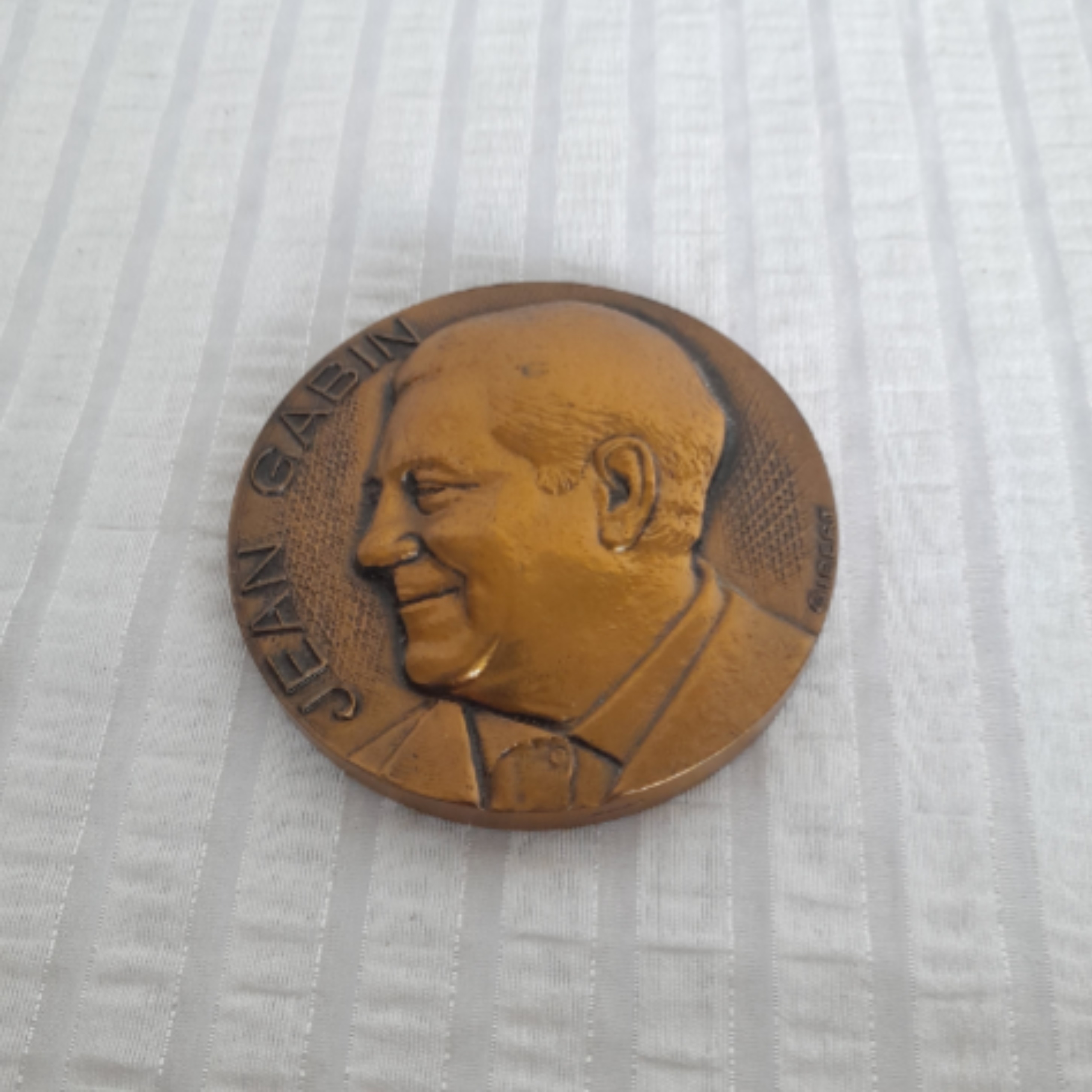 Médaille JEAN GABIN, signée GIBERT - Photo 1