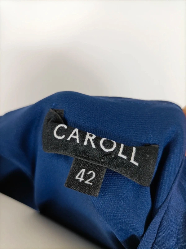 Robe Caroll bleu roi sans manches détails volants taille XL Très bon état - Vue 8 - 