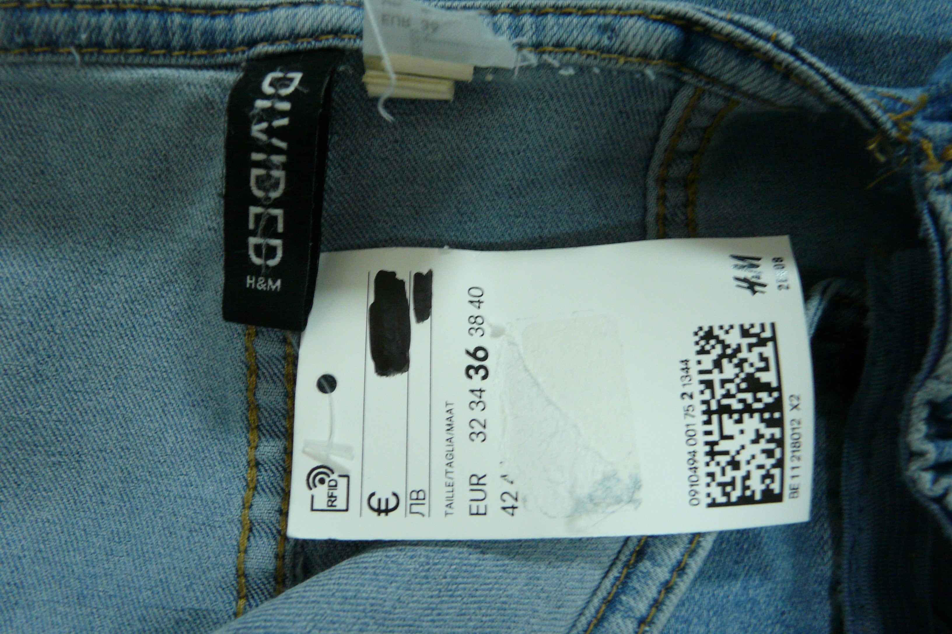 RF340 - Robe en jean - Divided H & M - Taille 36  - Vue 5 - 