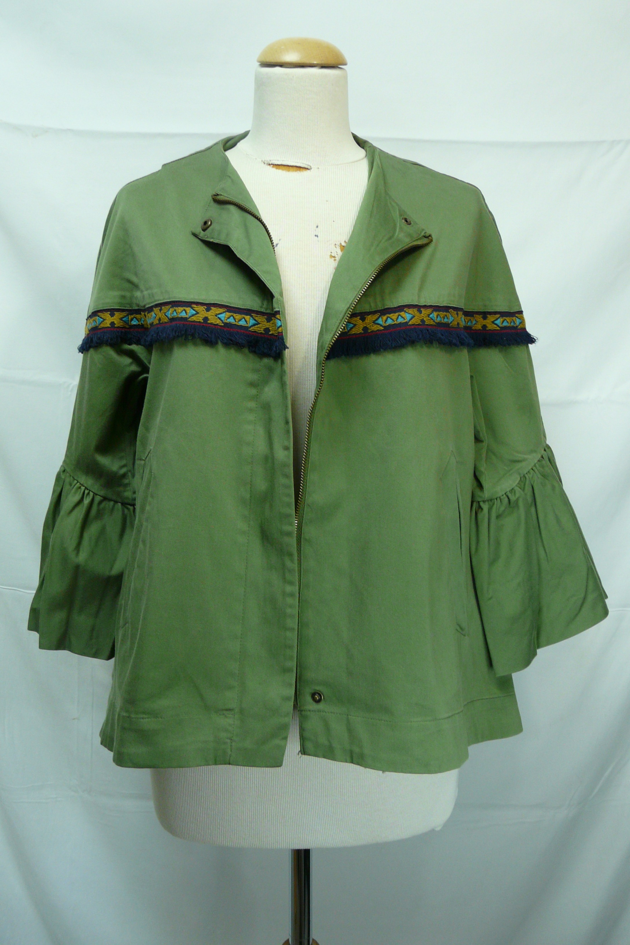 HF293 - Veste bohème - ZARA BASIC Outerwear - Taille M - Photo 4