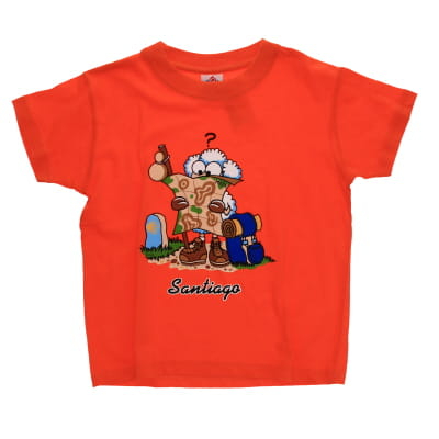 T-shirt saumon imprimé multicolore - Garçon -Taille 3/4ans - Photo 0