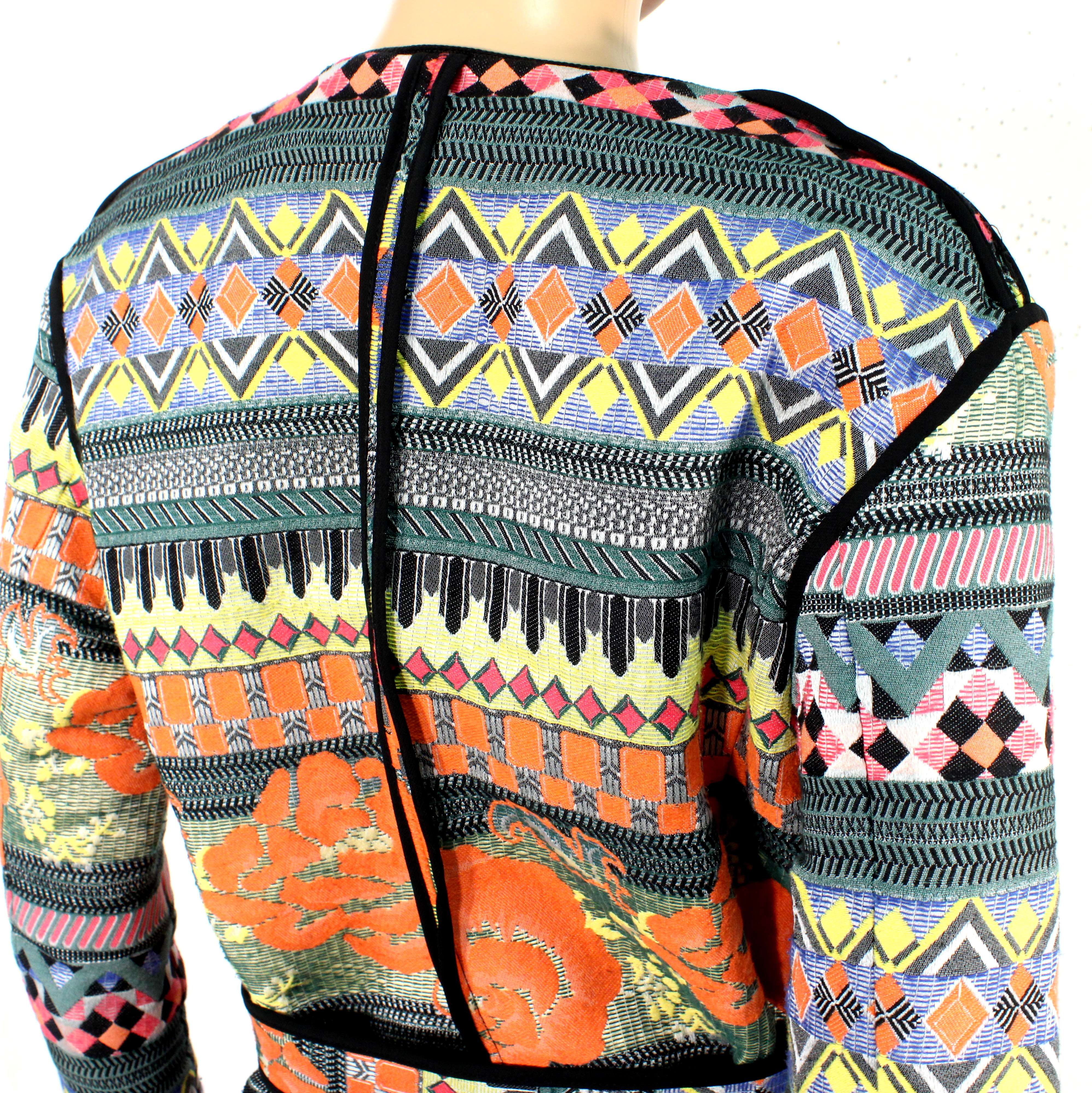 Veste Femme Kaki & Orange IMPERIAL Taille L Très bon état - Vue 5 - 