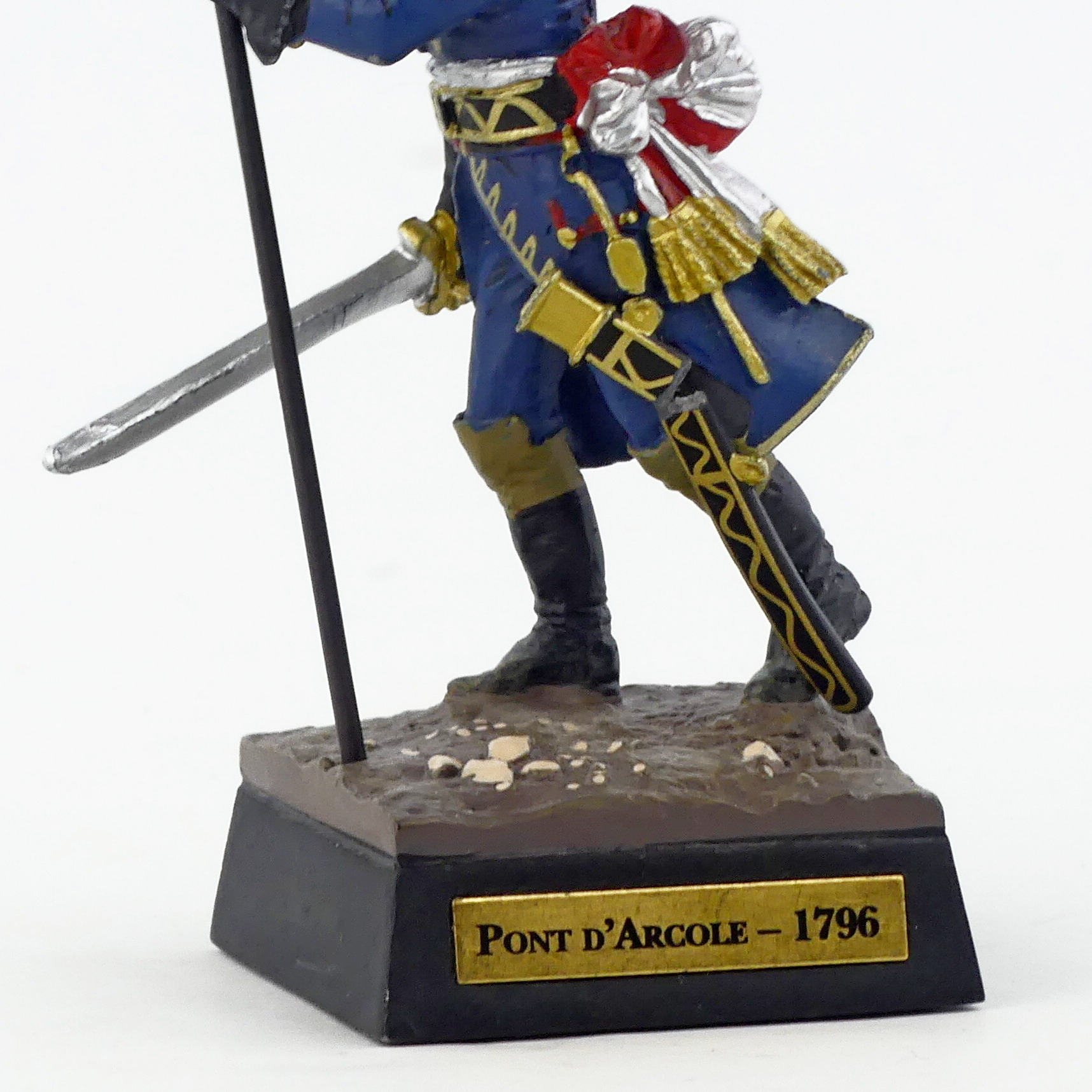 Soldat de plomb : Bonaparte au Pont d'Arcole 1796 Bon état - Vue 3 - 