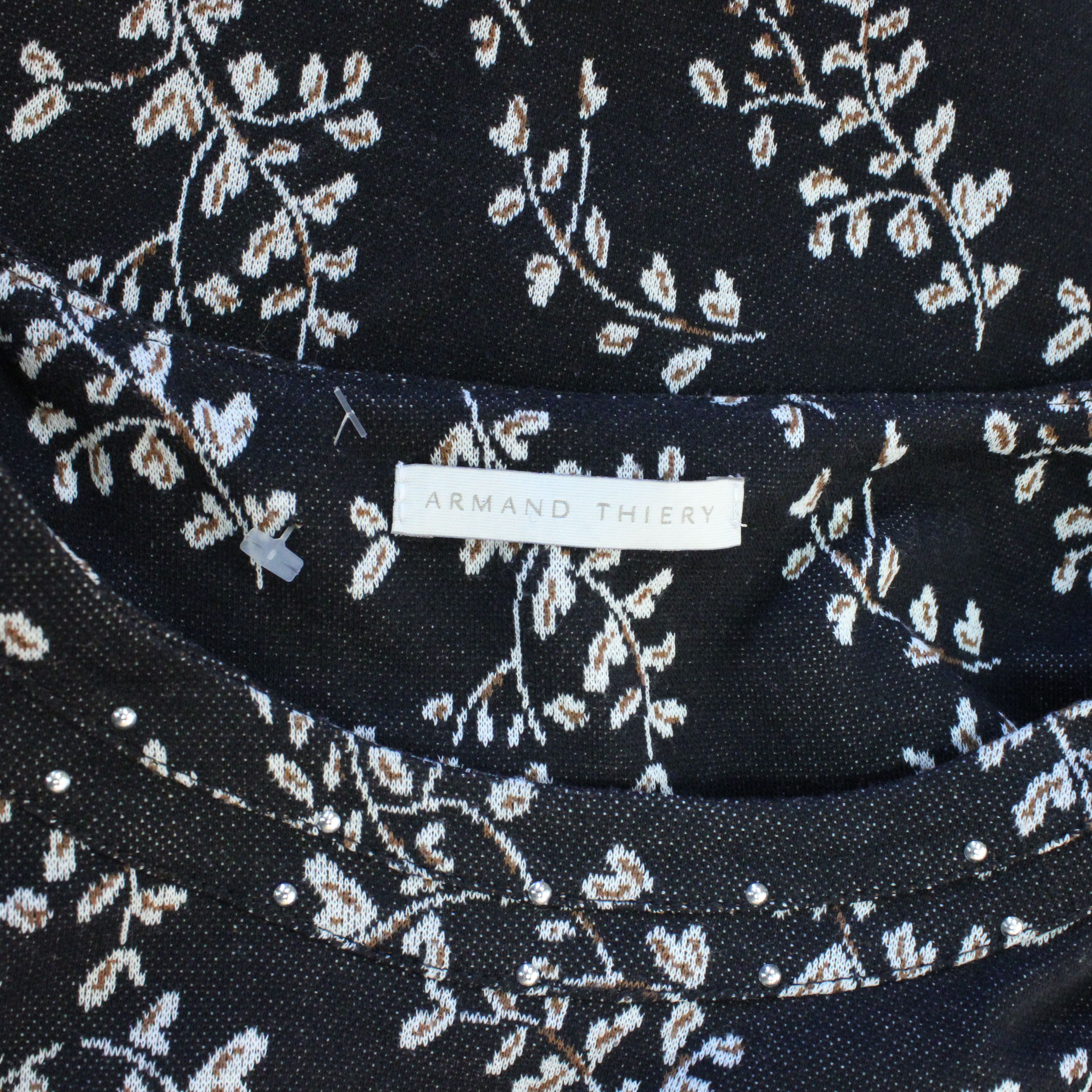 Robe Noire & Blanche ARMAND THIERY Taille Estimée M - Photo 5