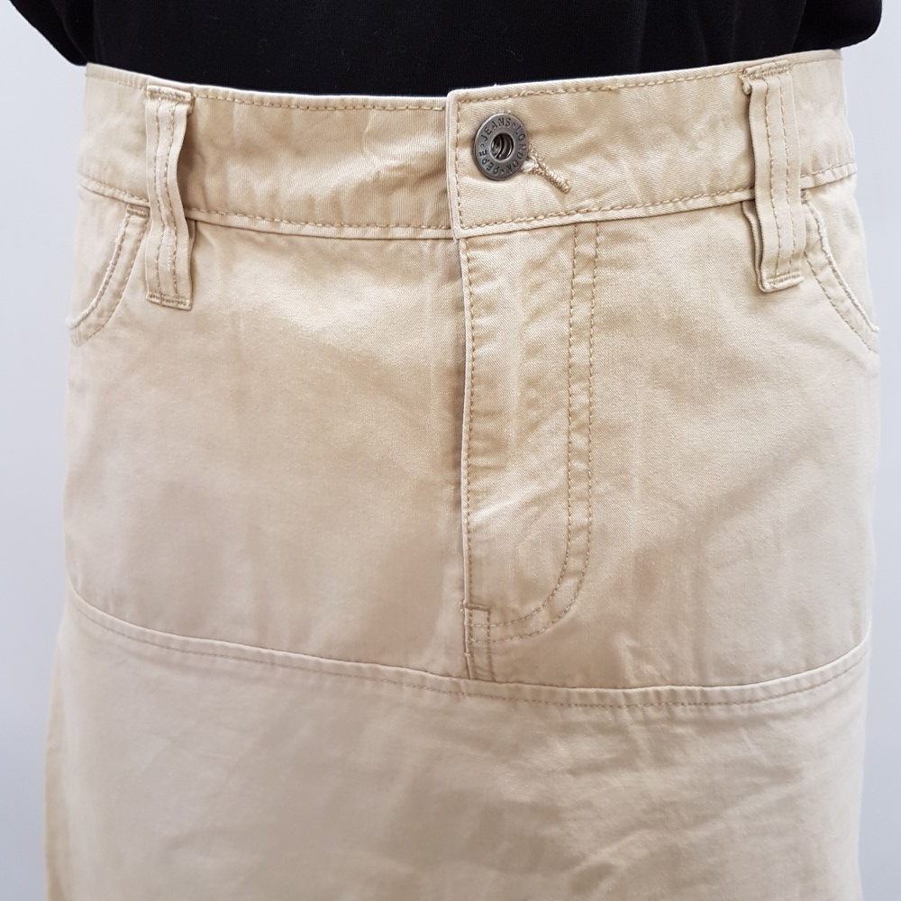 Voir photo 6 de Jupe en toile beige façon jean - PEPE JEANS - taille M Jupe en toile beige façon jean - PEPE JEANS - taille M Très bon état - Vue 6 -