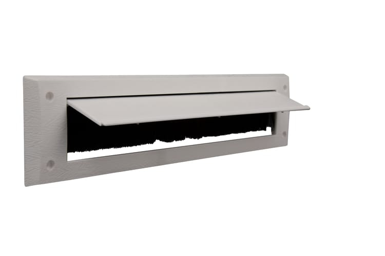 Entrée de lettres non normalisée volet extérieur RENZ Entrée de lettres pvc blan - Photo 1