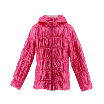 Manteau rose à capuche - fille - Z - taille 14 ans - Photo 0