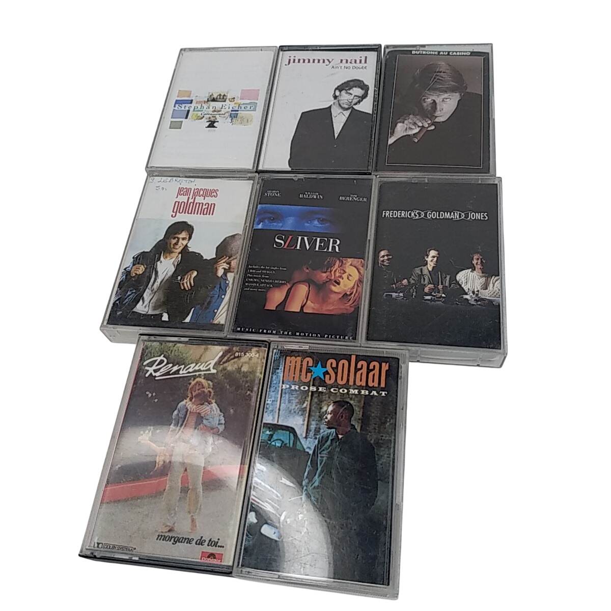Lot de 8 cassettes audio Bon état -  reconditionné disponible sur Label Emmaüs