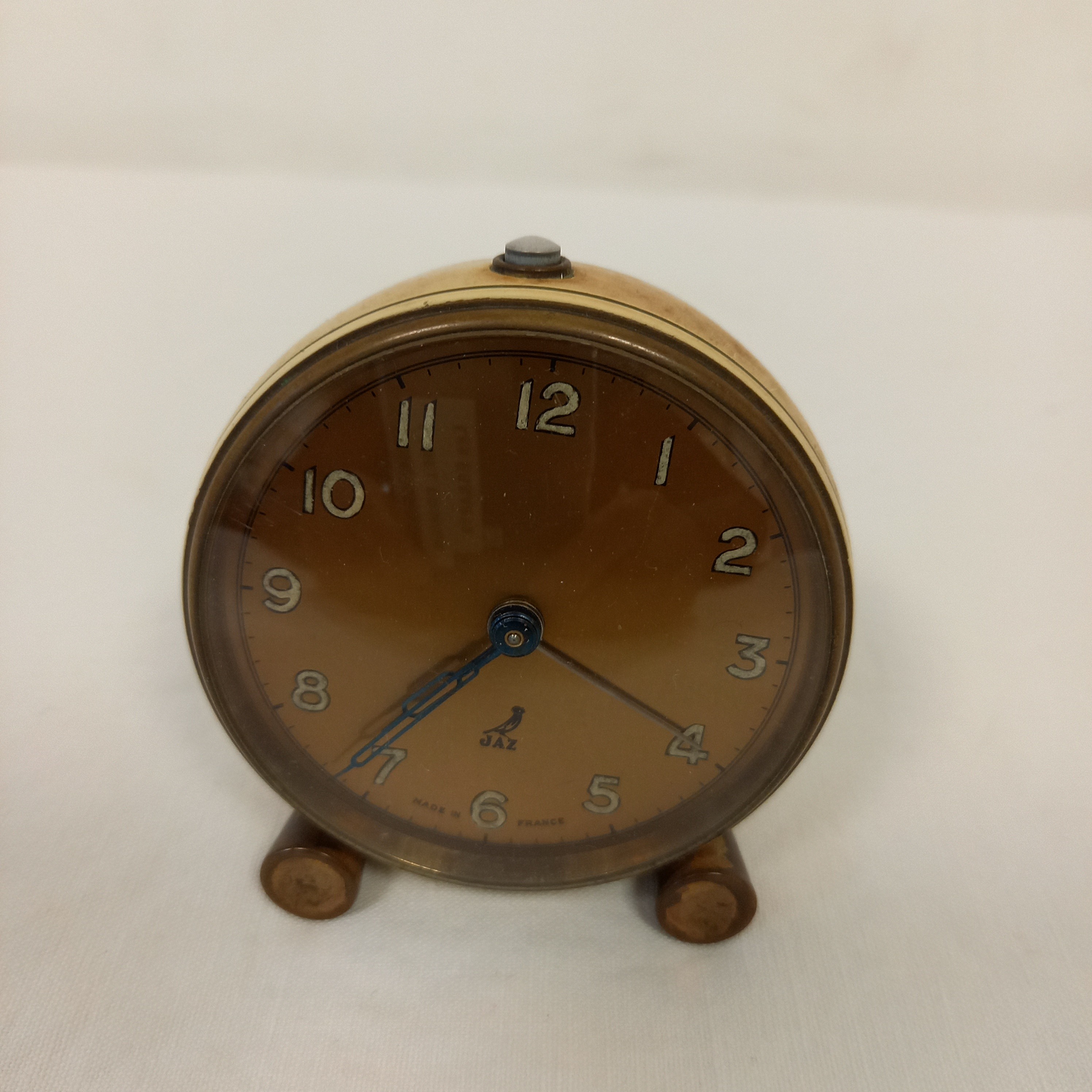 Réveil Ancien Croix Flèche En Bois HAU - Antiquité Vintage Rare, Style Rétro