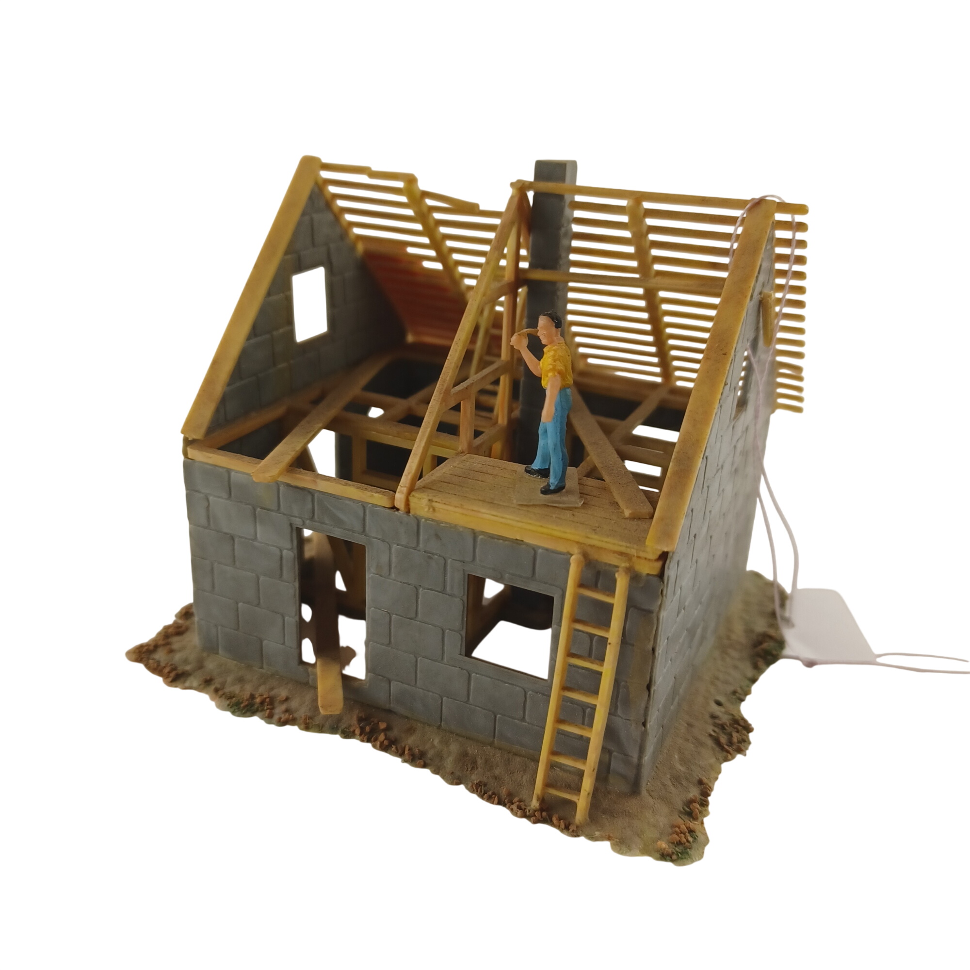 Acheter Maquette de modélisme d'une maison en construction de 8x8x6 cm Très bon état - 20,00 € Maquette de modélisme d'une maison en construction de 8x8x6 cm Très bon état - reconditionné disponible sur Label Emmaüs