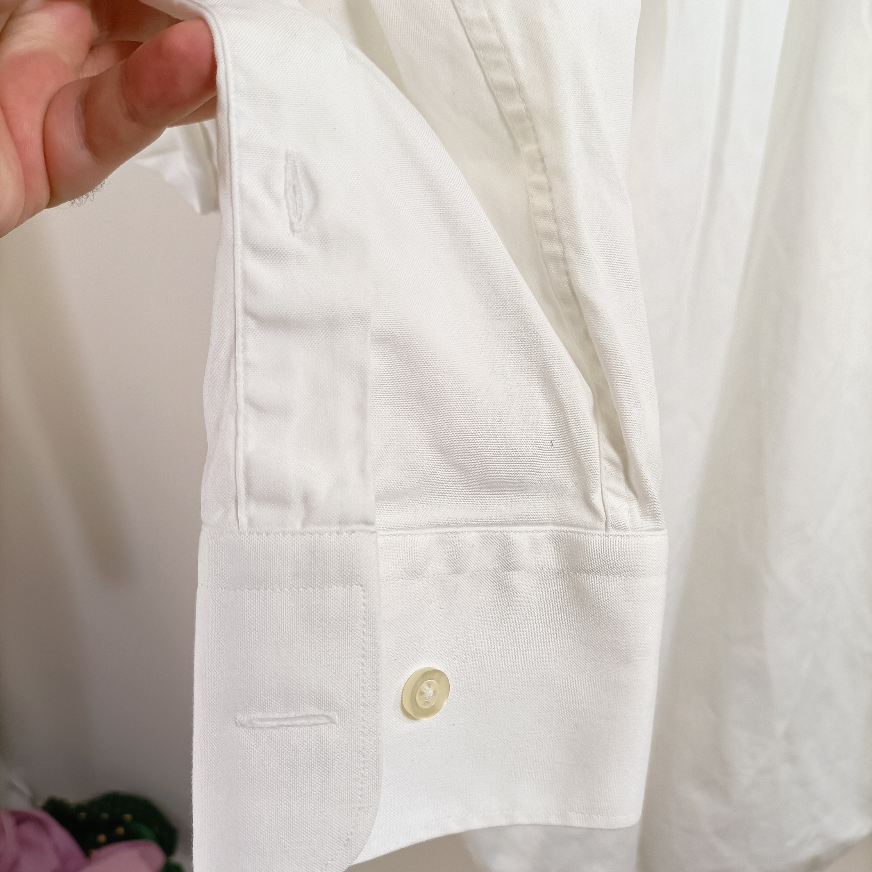 Chemise blanche élégante Café Coton Exclusive col classique taille 42 manches longues - Photo 4
