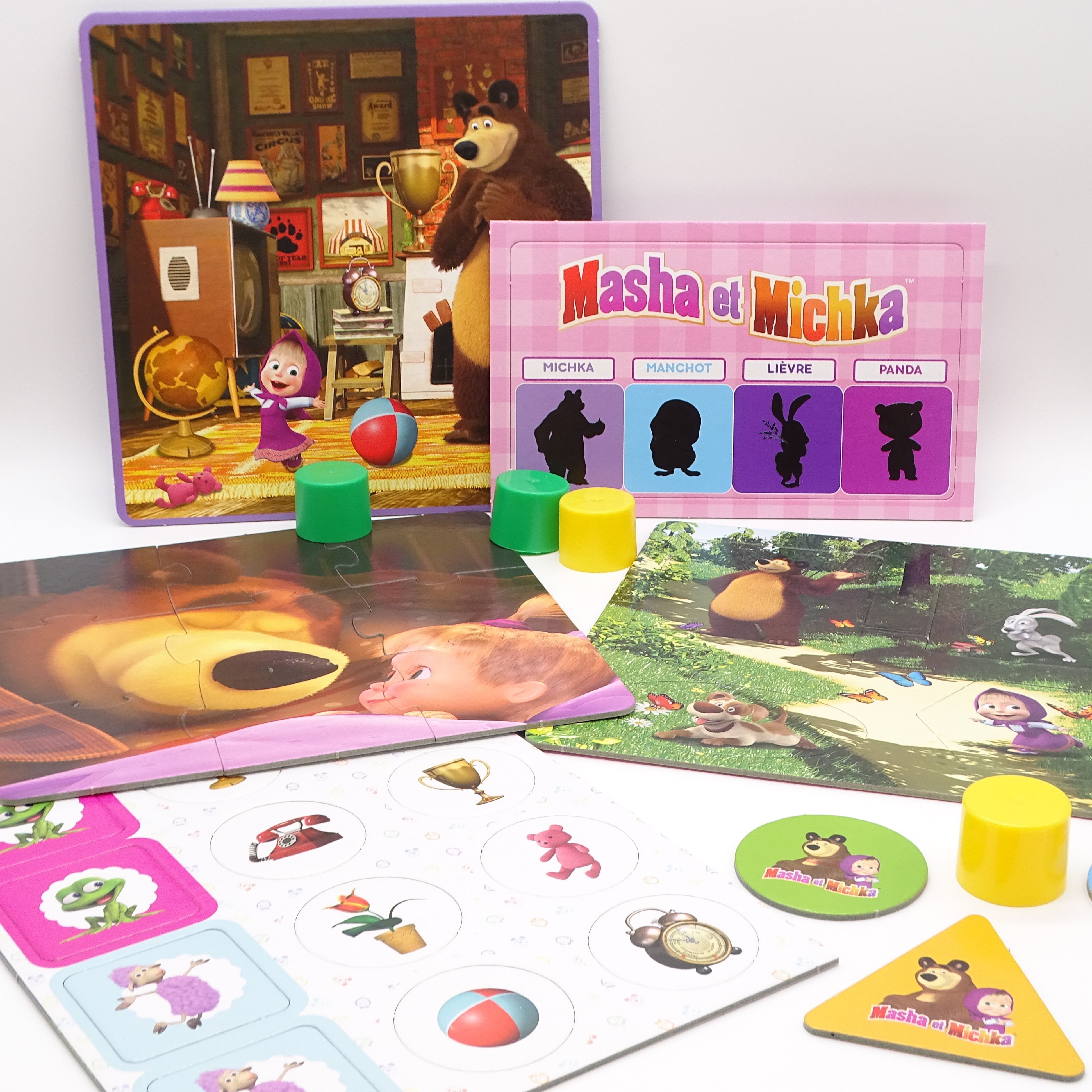 Masha et Michka – Ma première collection de jeux éducatifs d'occasion LISCIANI - Dès 2 ans | Ref 14339 Très bon état - Vue 2 - 