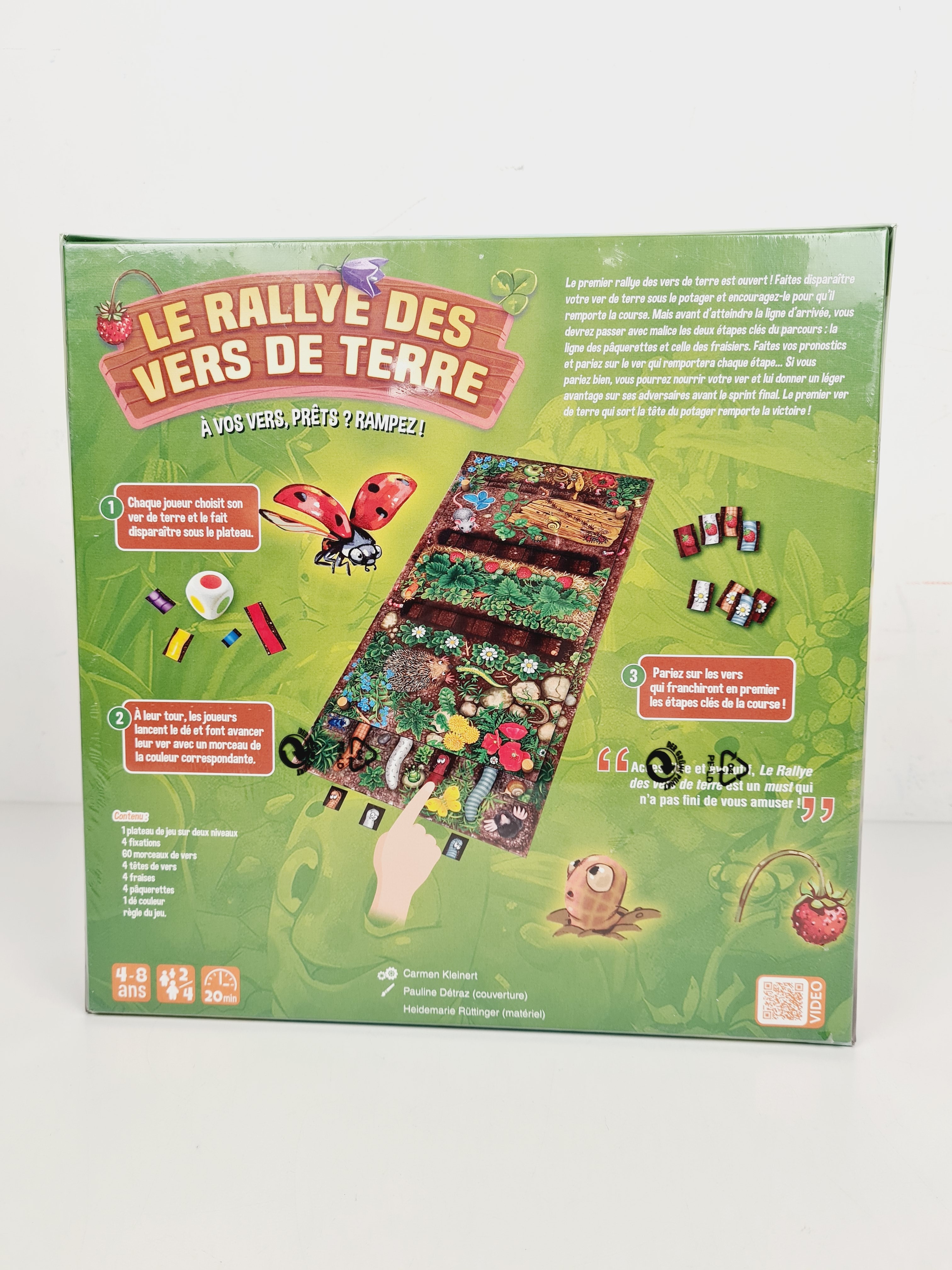 Voir photo 4 de Jeu de course - Le rallye des vers de terre - Gigamic - Dès 4 ans Jeu de course - Le rallye des vers de terre - Gigamic - Dès 4 ans Comme neuf - Vue 4 -