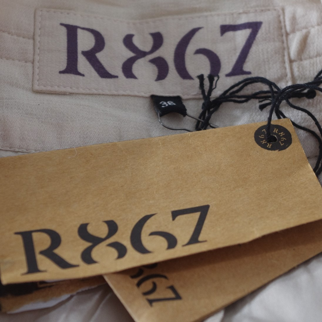 ✨ Jupe R867 neuve T36- Dégradé Écru & Bleu ✨Élégance d’Été - Photo 3