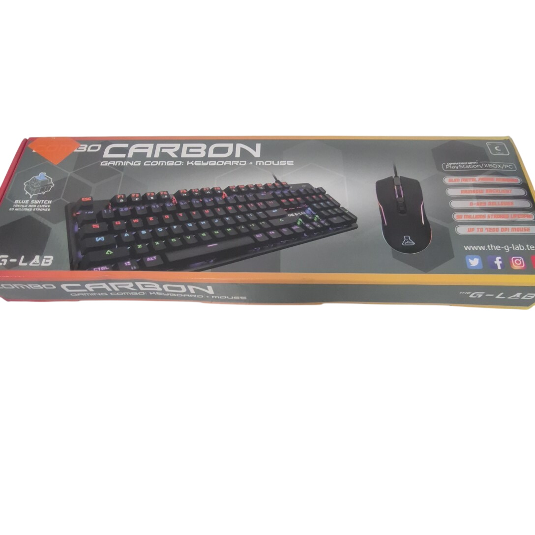 Clavier gaming RGB Carbon - Photo 0