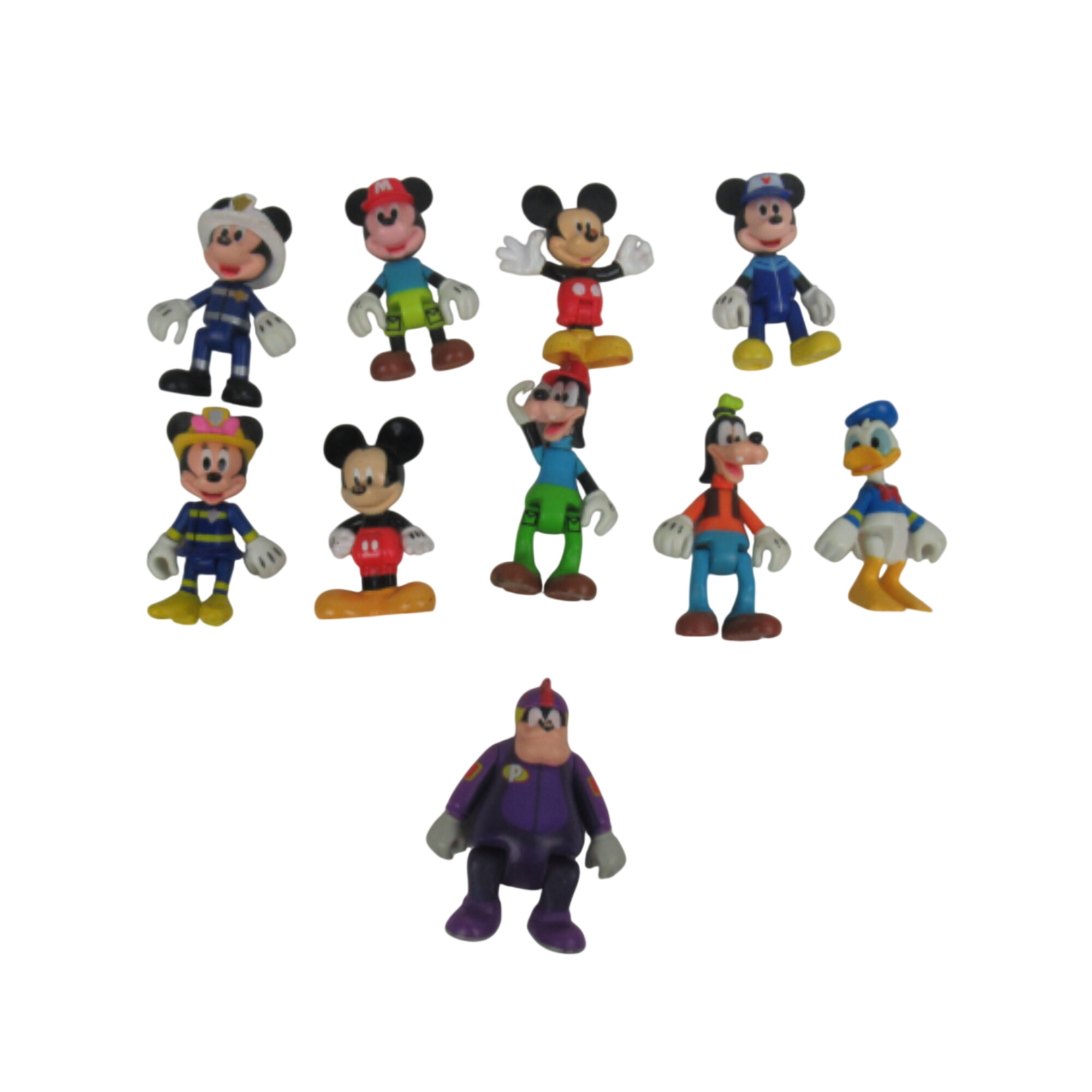 Lot de dix figurines Mickey et ses amis Bon état -  reconditionné disponible sur Label Emmaüs