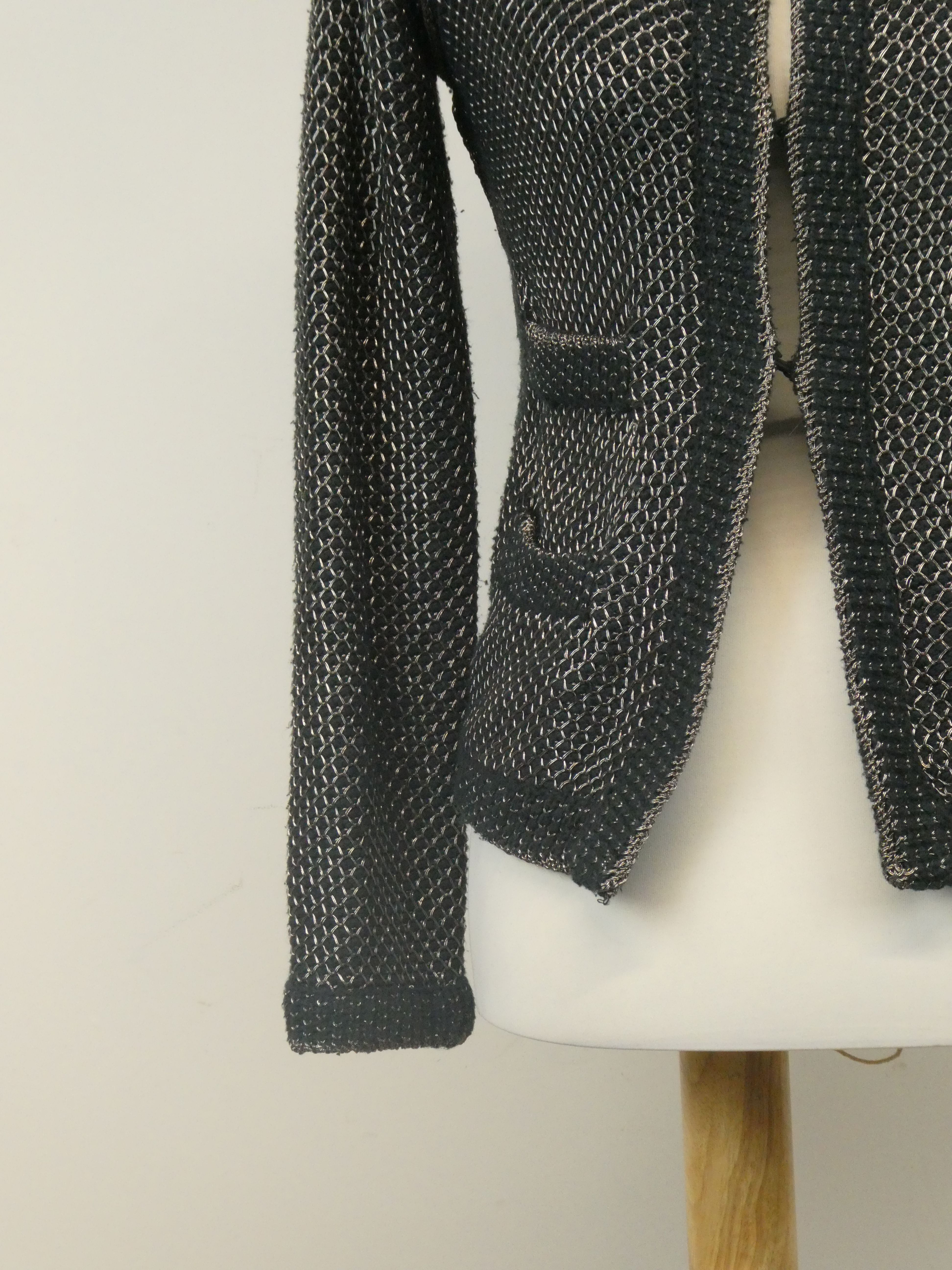 Maje cardigan manches longues à ornements métalliques - Taille M/2/38 - Photo 6