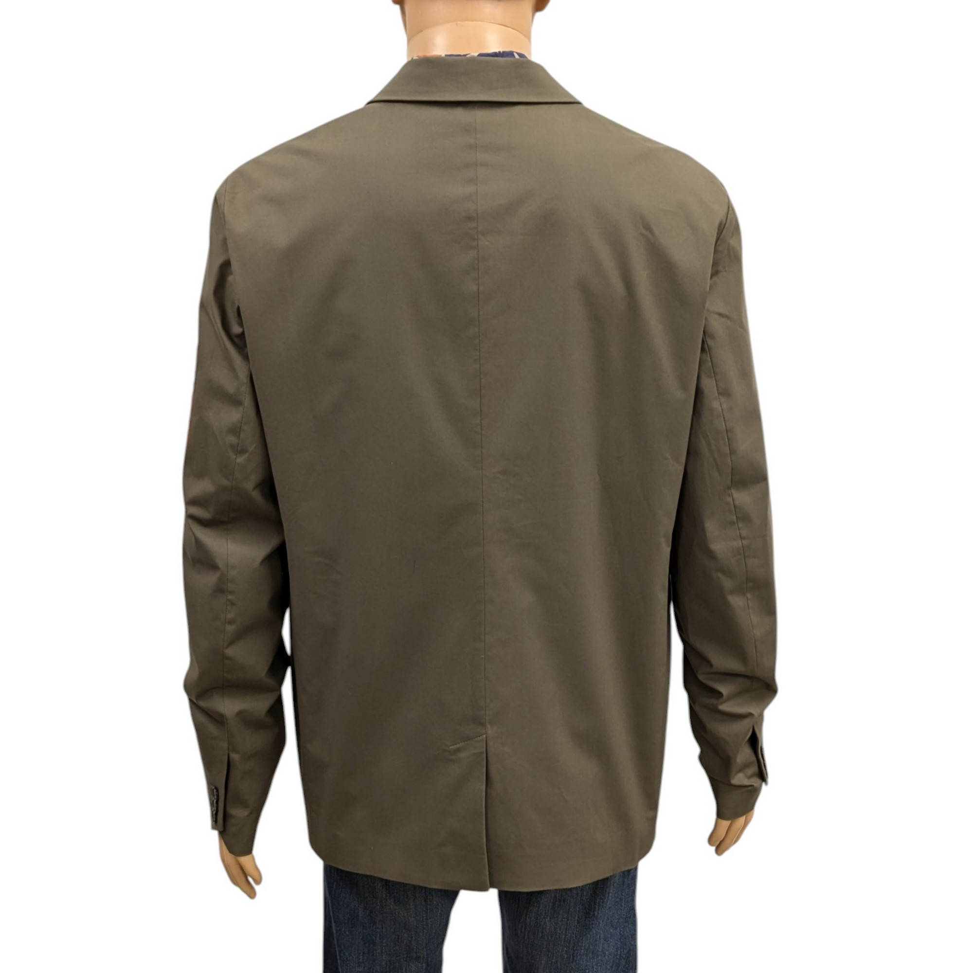 Neuf avec étiquette Veste de costume Zadig & Voltaire T 54 Victor Soft vert kaki Esprit militaire - Photo 3