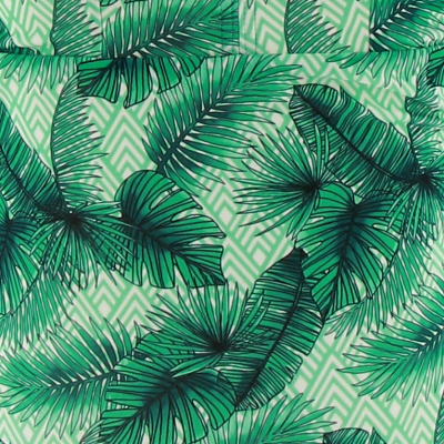 Maillot de bain vert et blanc imprimé feuilles - fille - Decathlon - taille 11 ans - Photo 4