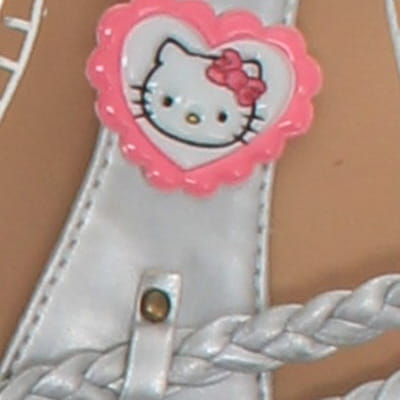 Sandales grises et beiges imprimées - Fille - HELLO KITTY - Pointures 35 - Photo 3
