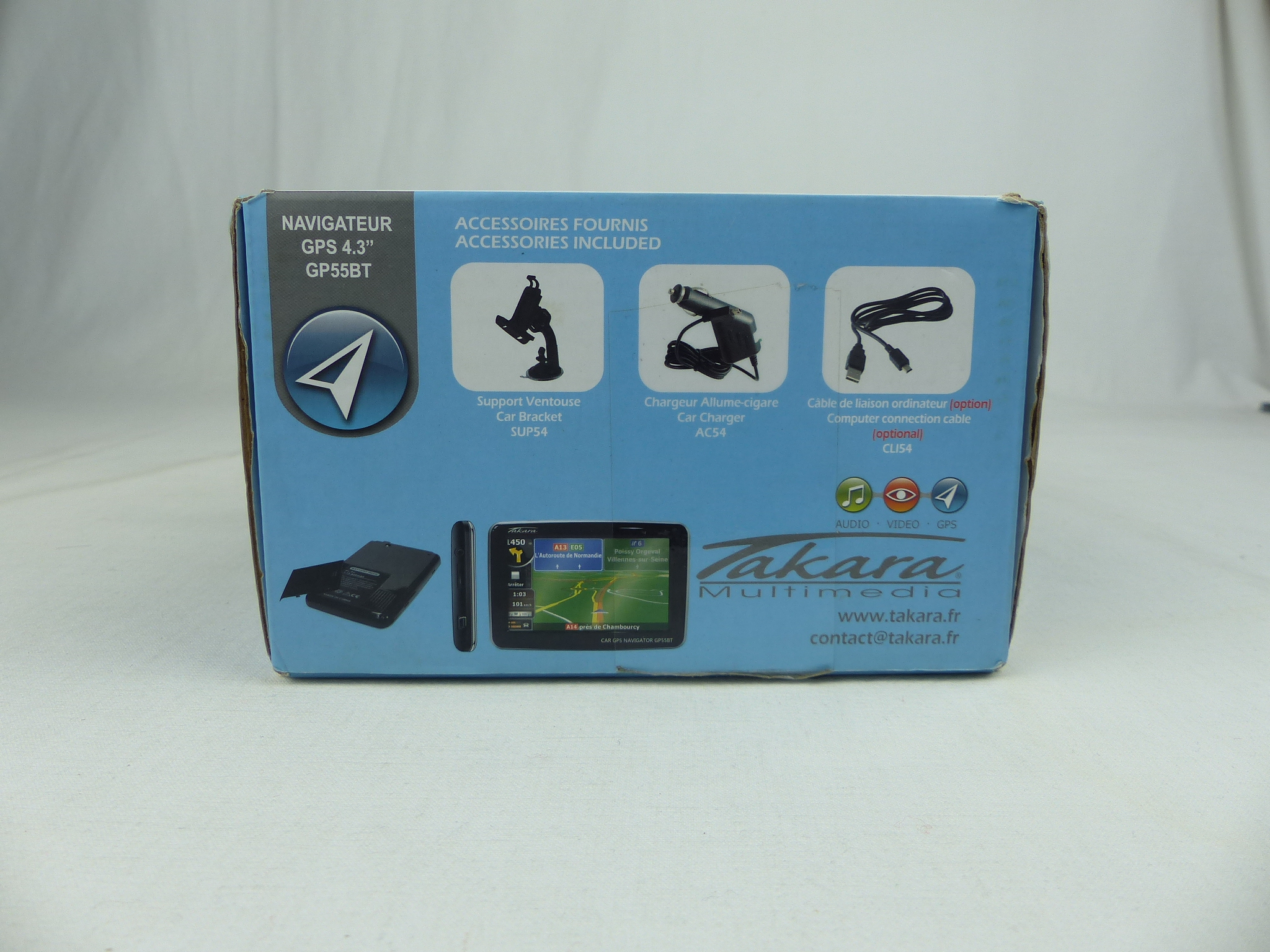 NAVIGATEUR GPS Takara 4.3 GP55BT Portable écran noir. - Comme neuf - Photo 6