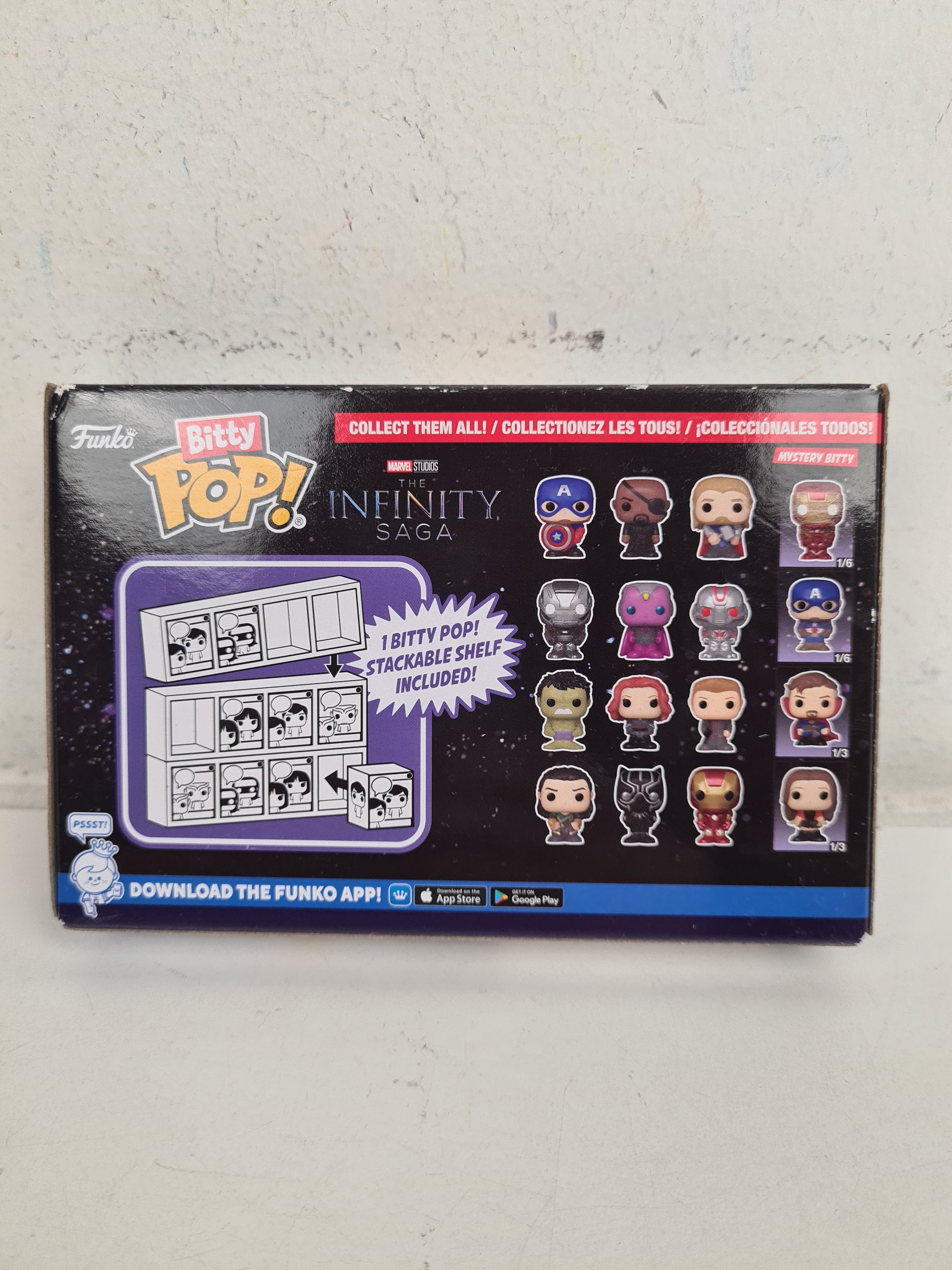 Figurine - Funko Bitty Pop - Lot de 4 Marvel the Infinity Saga - 3 ans + Comme neuf - Vue 3 - 