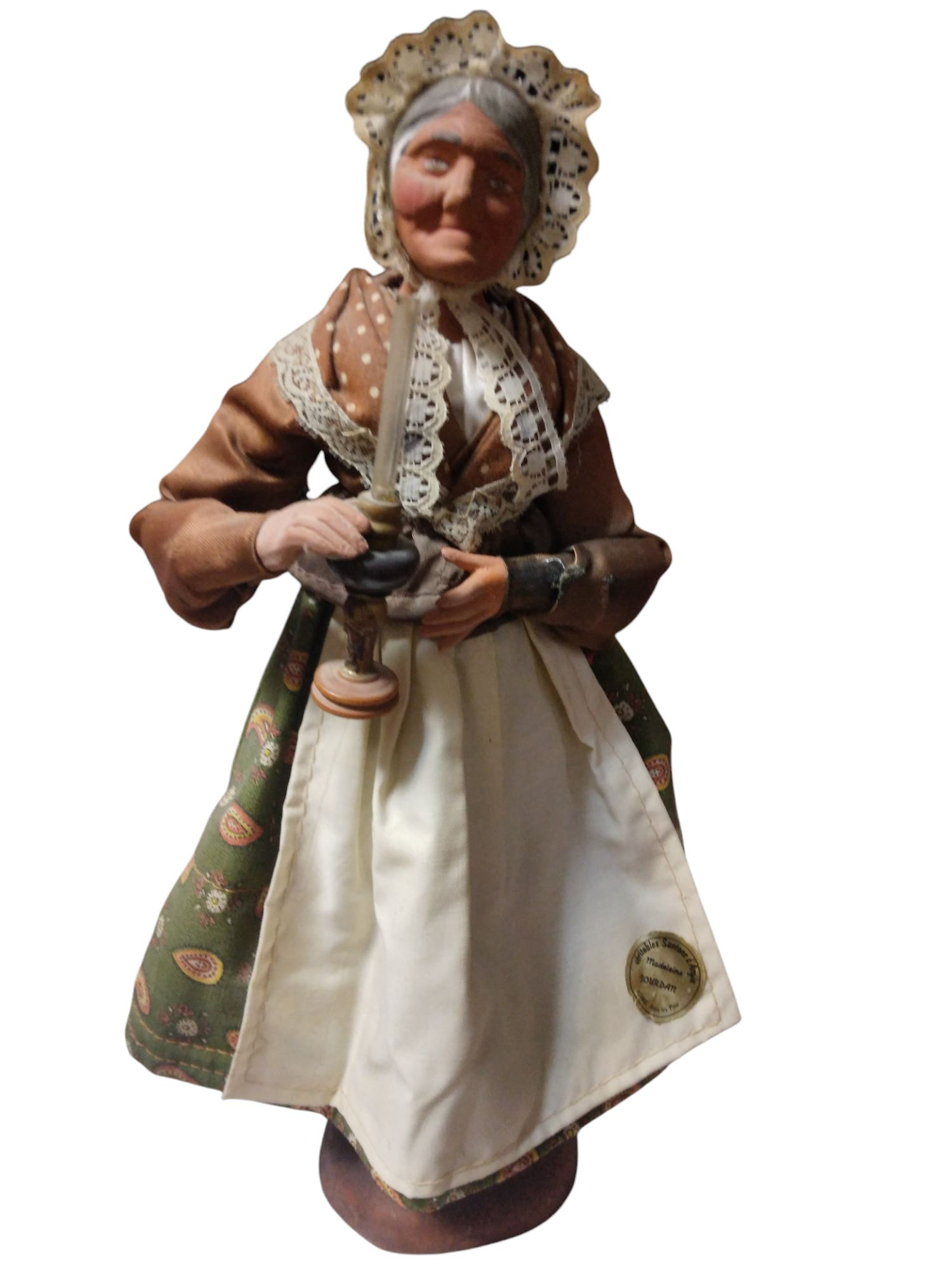 Lot de 5 santons d'argile véritable - Madelaine JOURDAN NANS les PINS (C5) - Photo 8