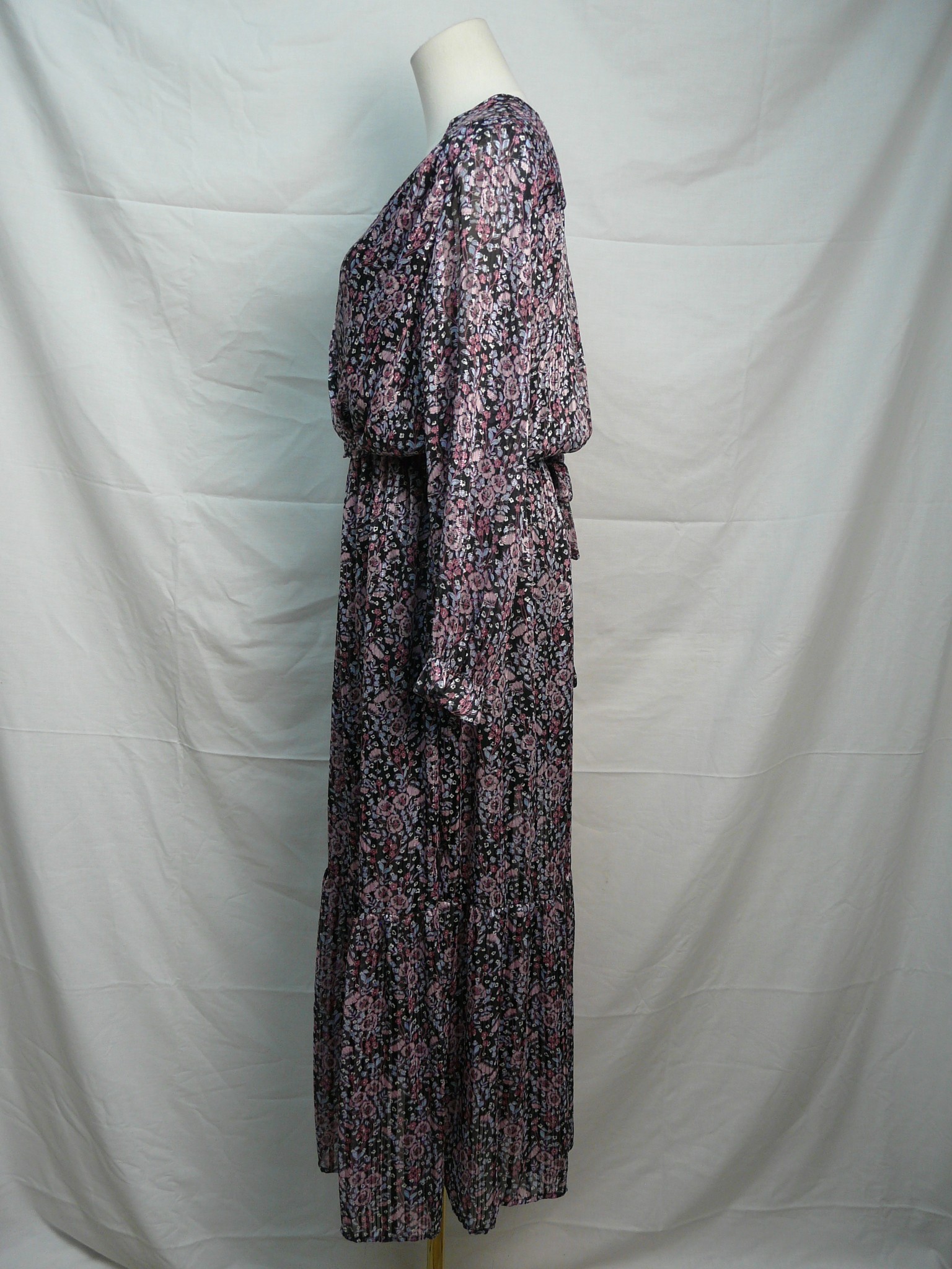 RF186 - Robe longue cache-coeur - Lili & Lala -Taille M Très bon état - Vue 4 - 