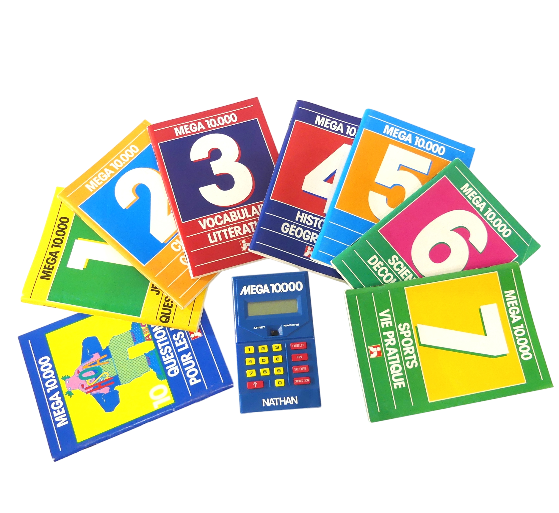 Ancien Jeu Méga 10.000 Nathan - L' Encyclopédie Électronique - Bon état sur Label Emmaüs