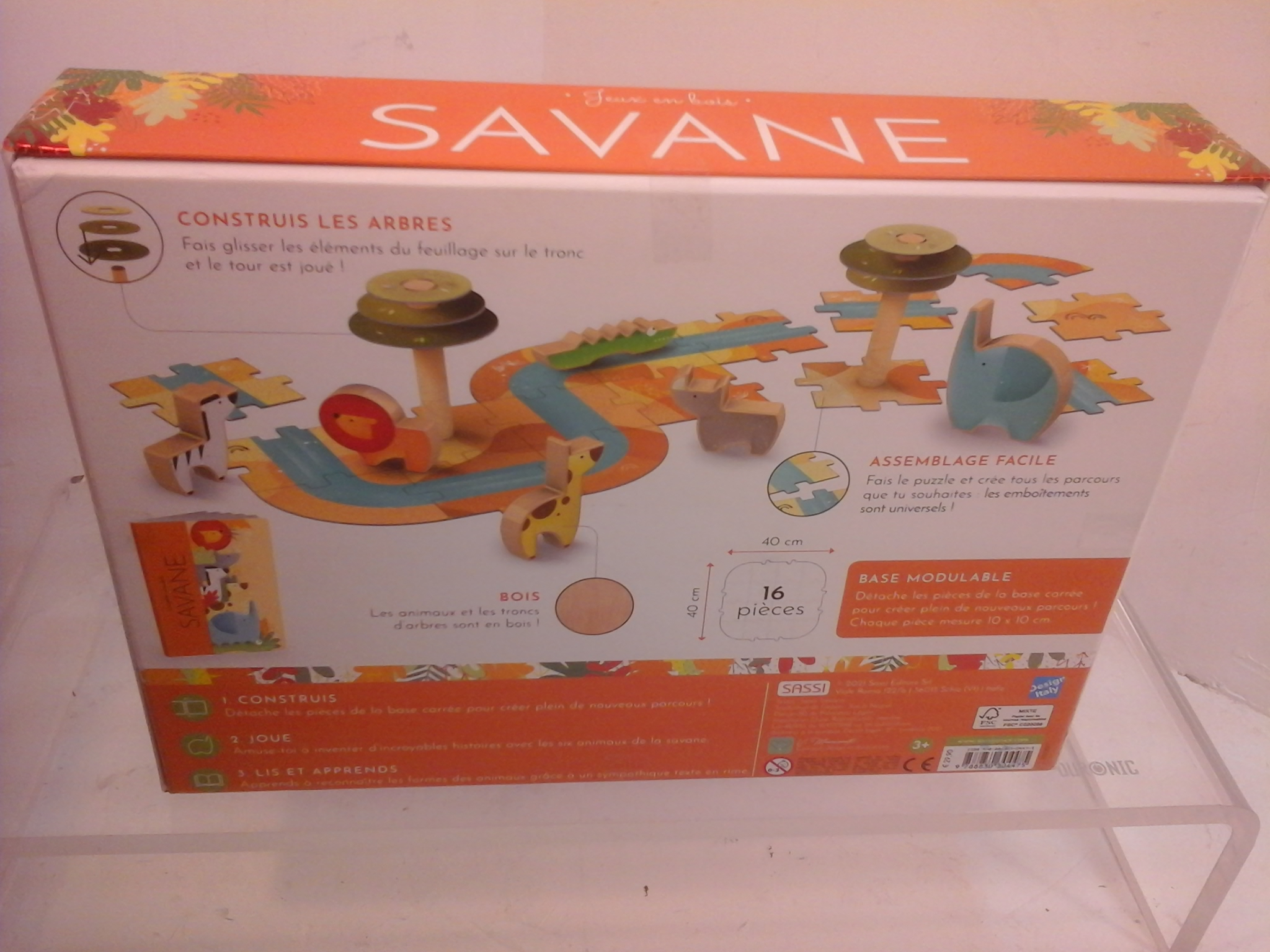 🦁 Jeu en bois Savane – Sassi Junior Très bon état - Vue 5 - 